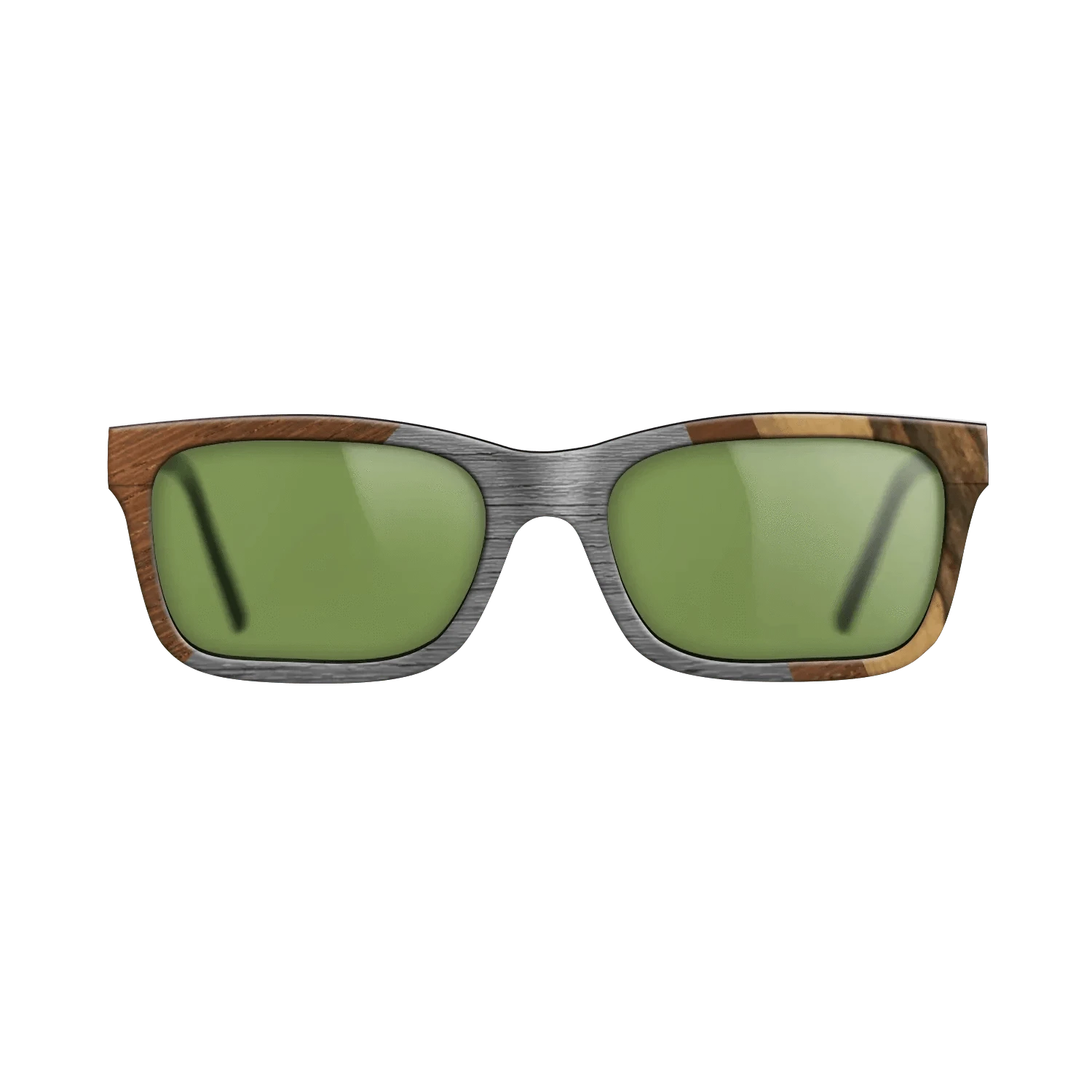 Walnut: Straight Grain,Poplar Dyed: Grey,Wenge,Ziricote Dark Quartered,Royal White Ebony: Angle Cut - The Sage - Rectangle - 990 - SIRIS wood optic