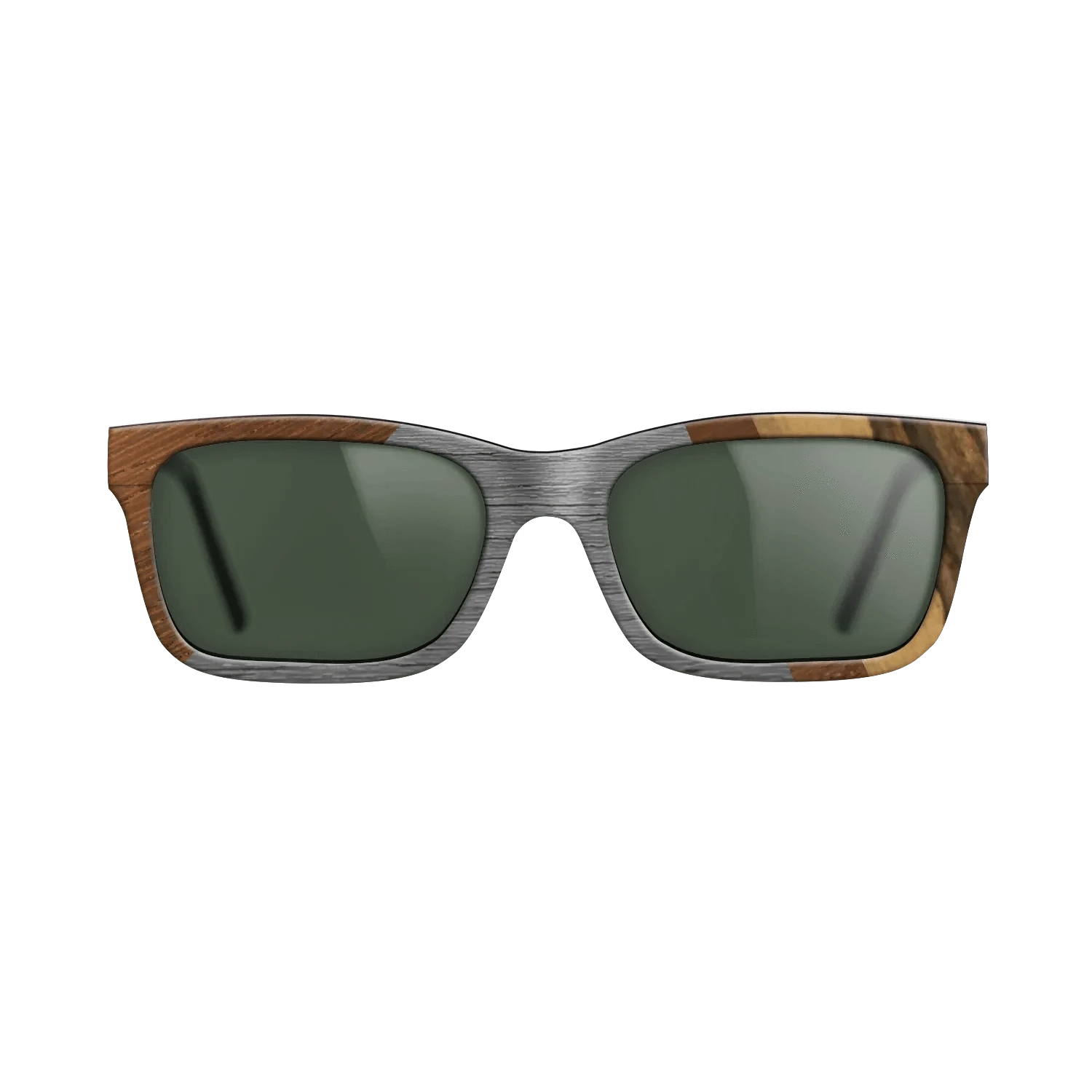 Walnut: Straight Grain,Poplar Dyed: Grey,Wenge,Ziricote Dark Quartered,Royal White Ebony: Angle Cut - The Sage - Rectangle - 990 - SIRIS wood optic