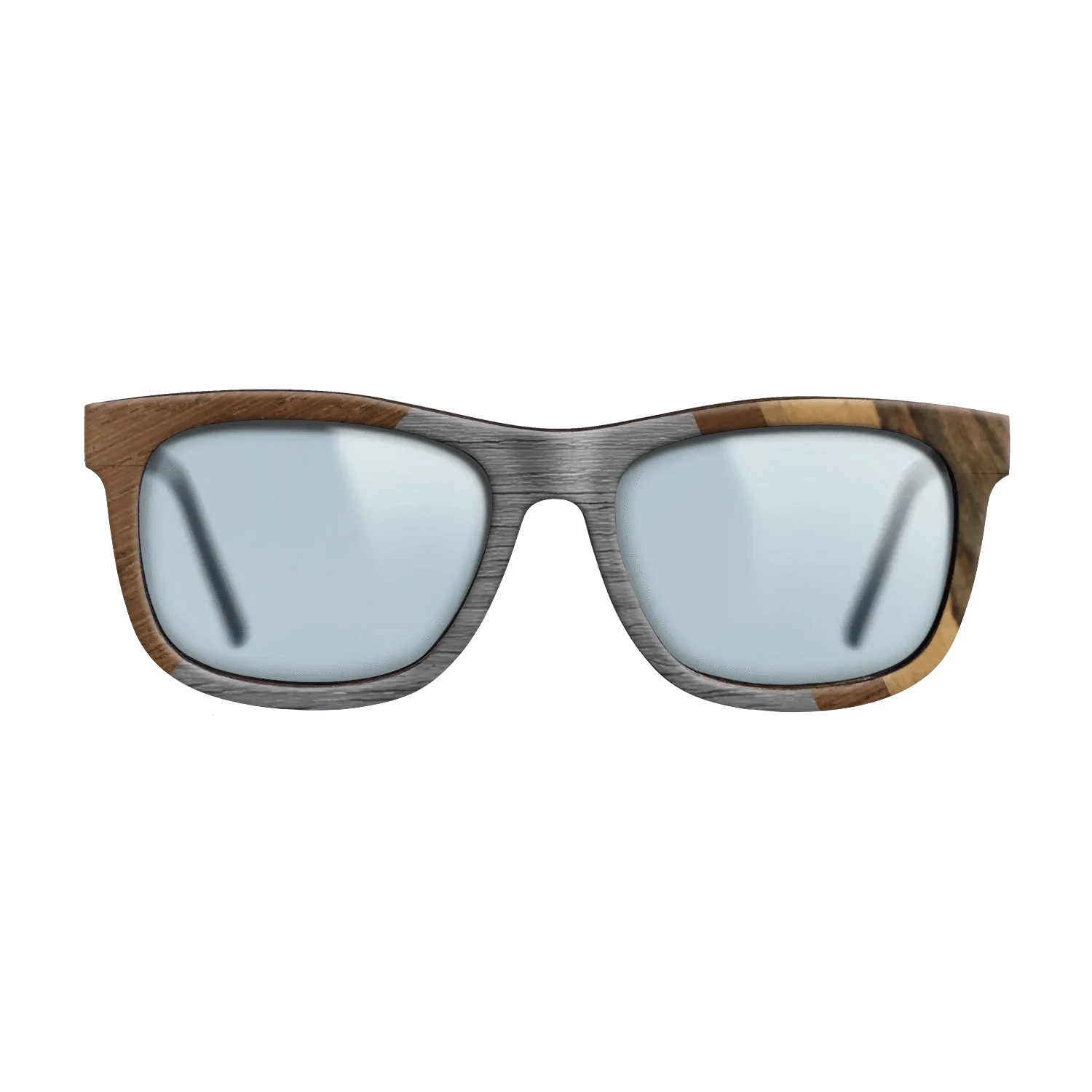 Walnut: Straight Grain,Poplar Dyed: Grey,Wenge,Ziricote Dark Quartered,Royal White Ebony: Angle Cut - The Hero - Square - 990 - SIRIS wood optic