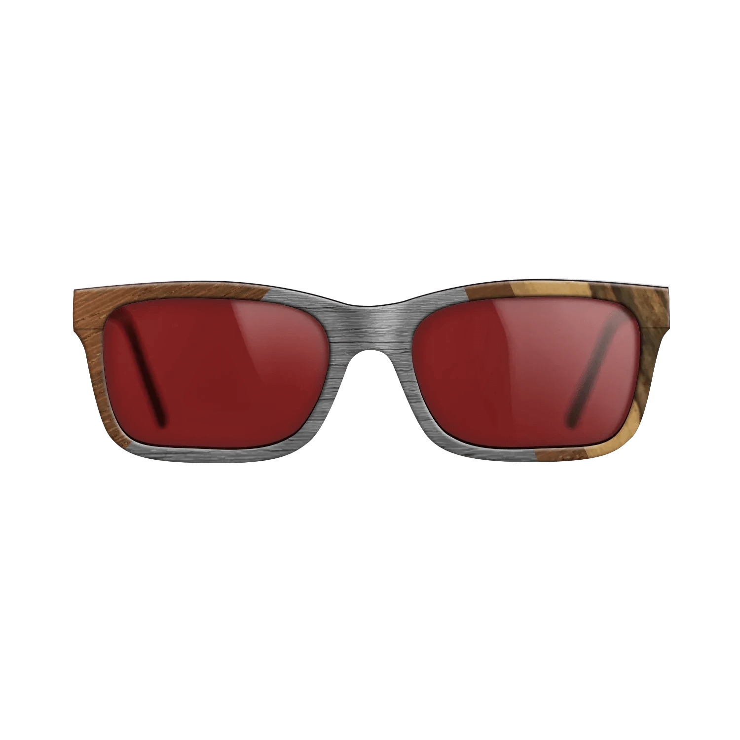 Walnut: Straight Grain,Poplar Dyed: Grey,Wenge,Ziricote Dark Quartered,Royal White Ebony: Angle Cut - The Sage - Rectangle - 990 - SIRIS wood optic