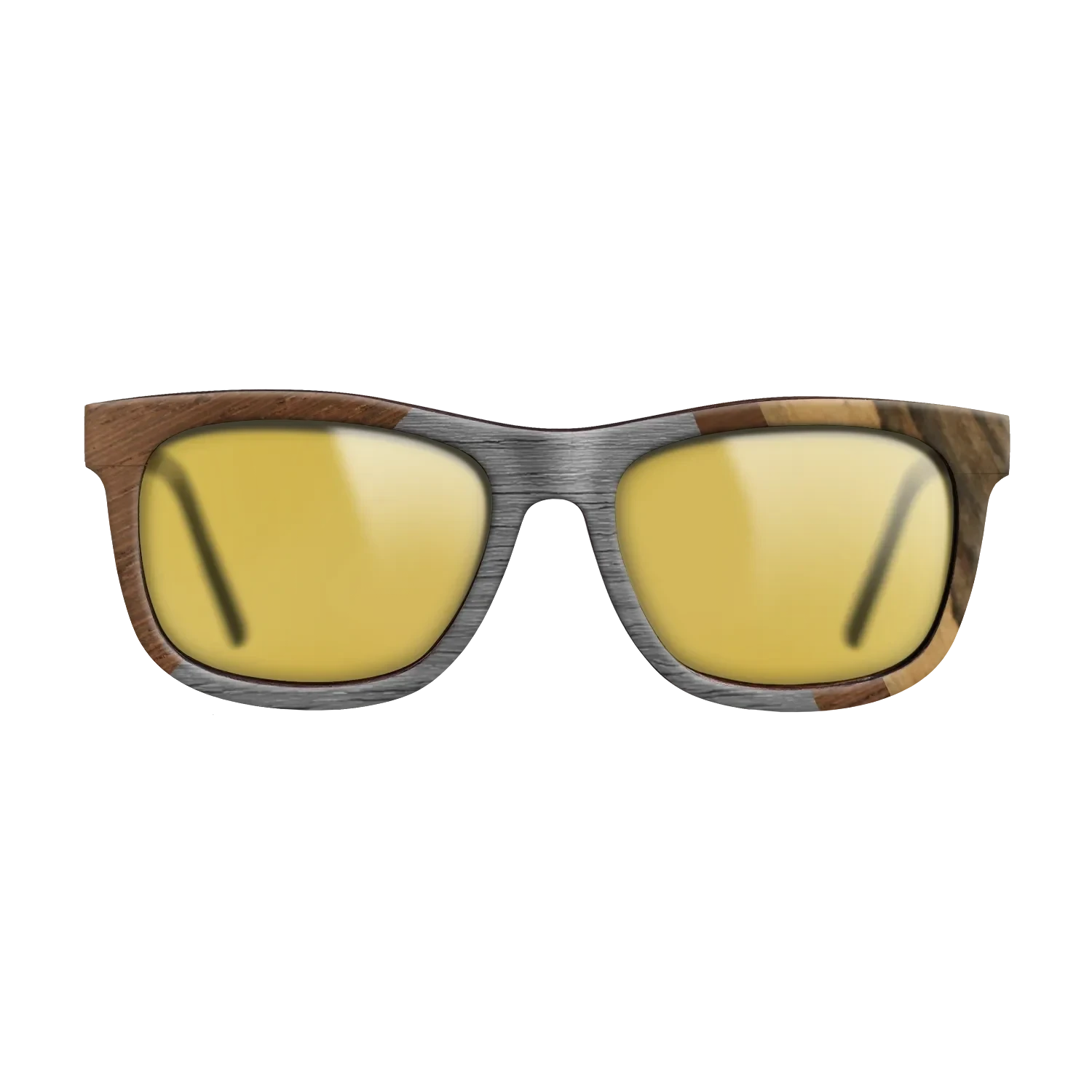 Walnut: Straight Grain,Poplar Dyed: Grey,Wenge,Ziricote Dark Quartered,Royal White Ebony: Angle Cut - The Hero - Square - 990 - SIRIS wood optic