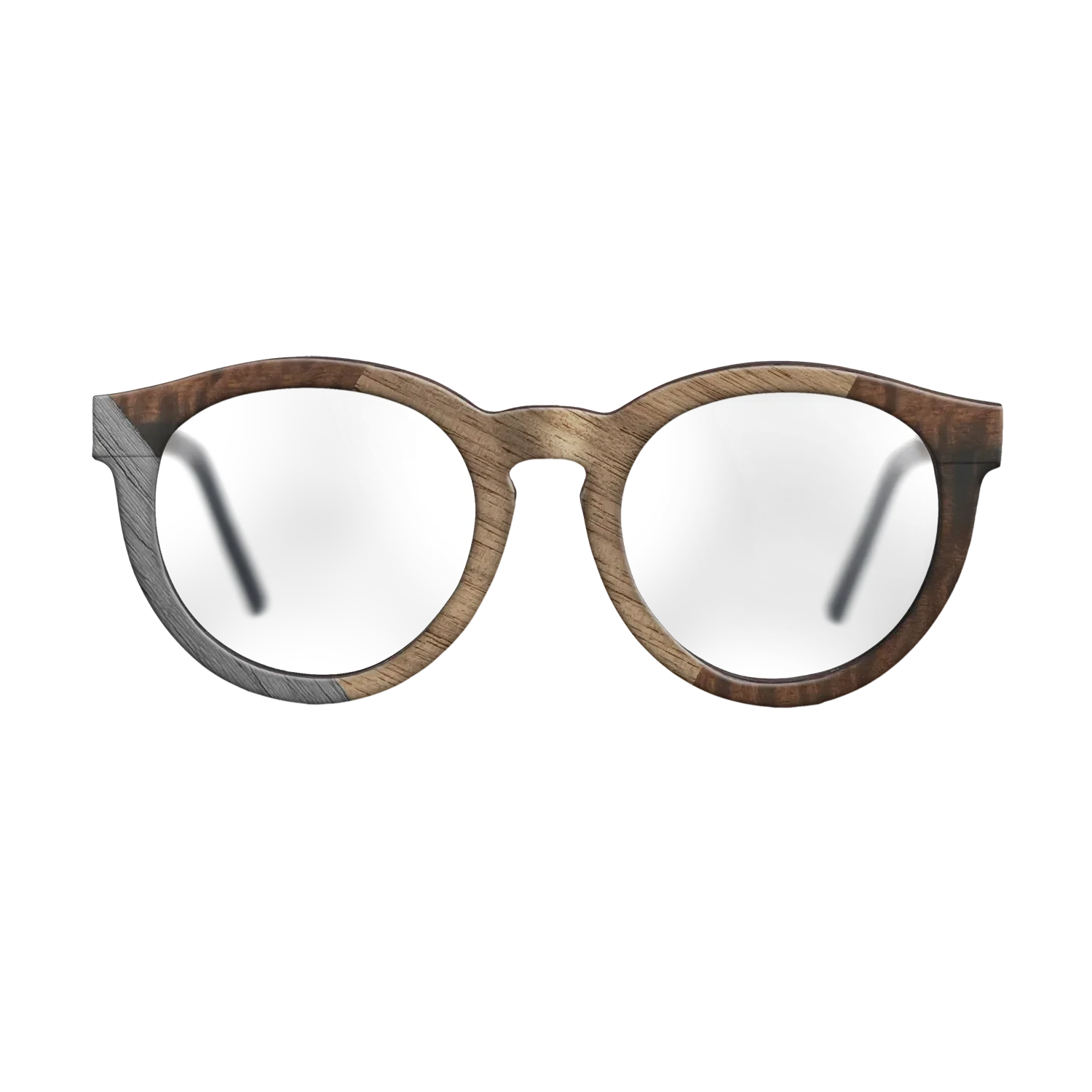Walnut: Straight Grain,Fumed Eucalyptus,Poplar Dyed: Grey: Weave - The Rebel - Round - 1780 - SIRIS wood optic