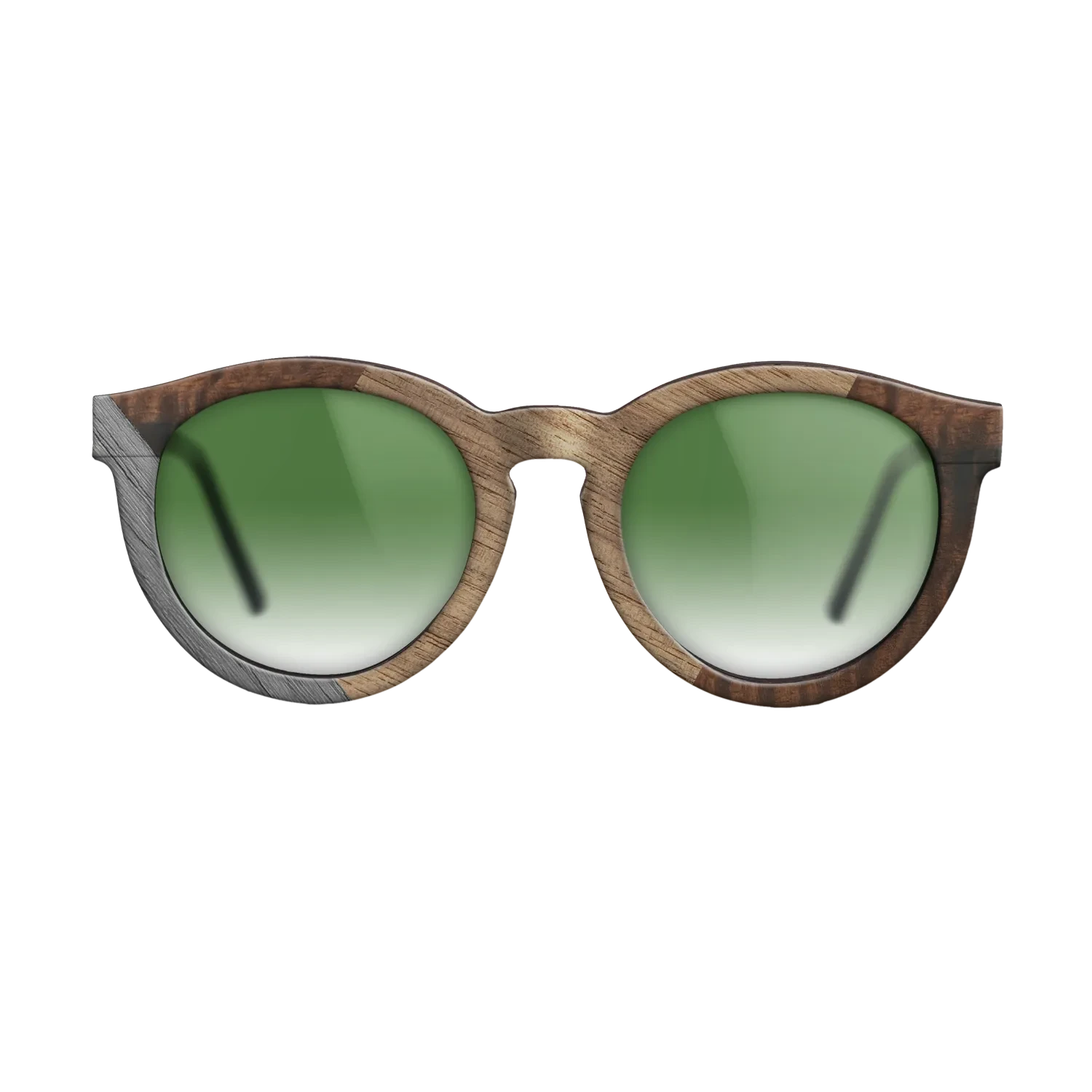Walnut: Straight Grain,Fumed Eucalyptus,Poplar Dyed: Grey: Weave - The Rebel - Round - 1780 - SIRIS wood optic