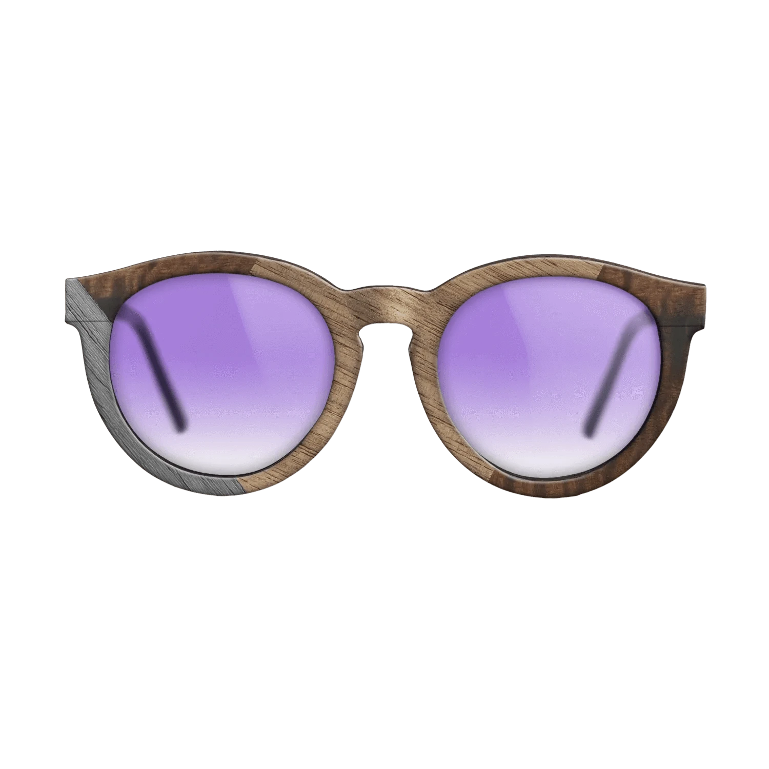 Walnut: Straight Grain,Fumed Eucalyptus,Poplar Dyed: Grey: Weave - The Rebel - Round - 1780 - SIRIS wood optic