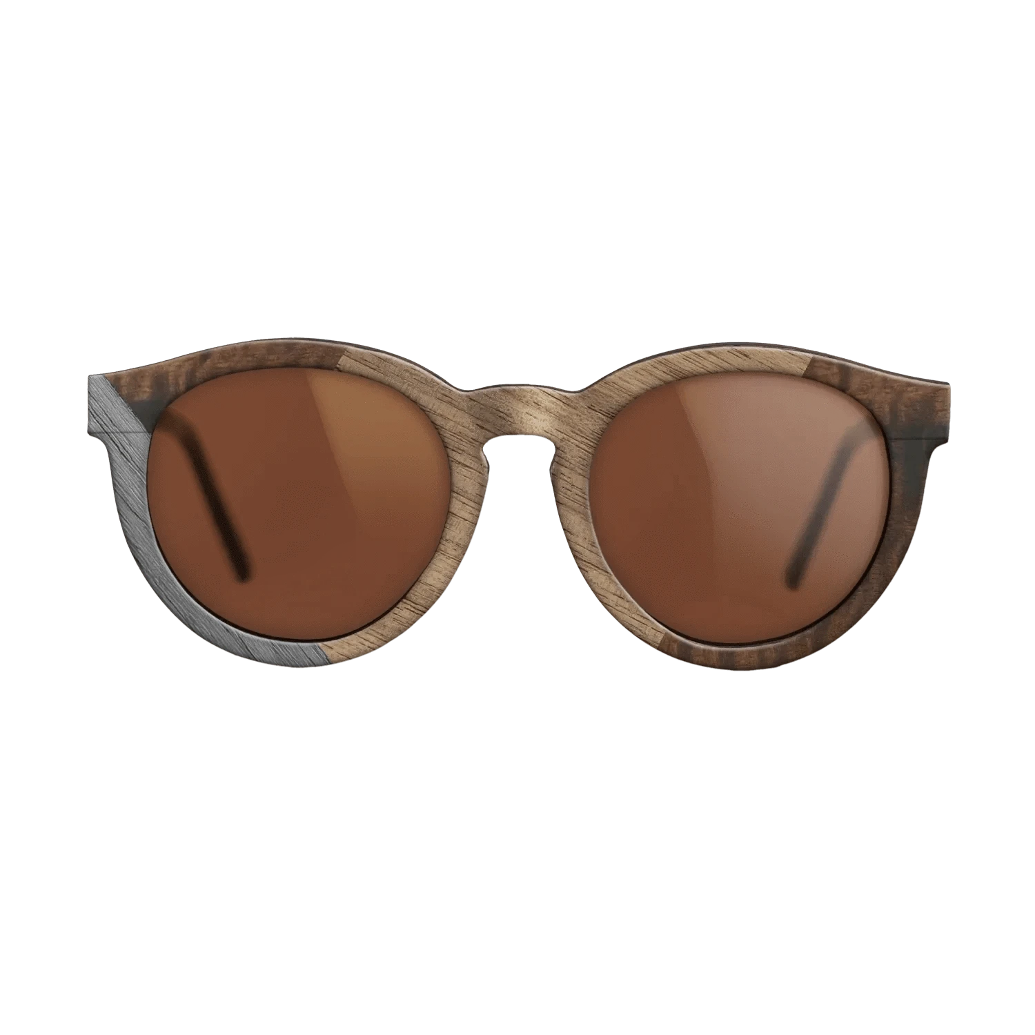 Walnut: Straight Grain,Fumed Eucalyptus,Poplar Dyed: Grey: Weave - The Rebel - Round - 1780 - SIRIS wood optic