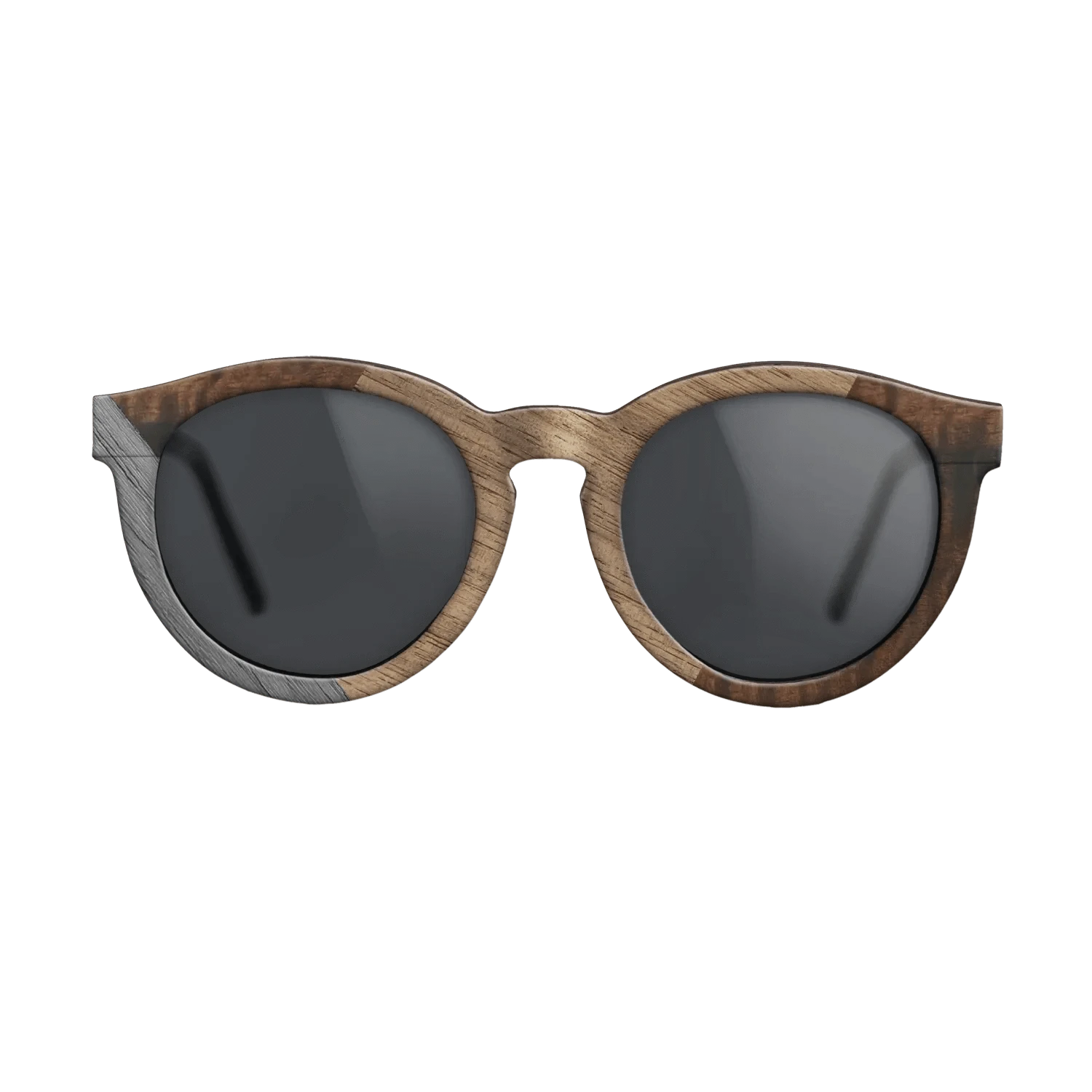 Walnut: Straight Grain,Fumed Eucalyptus,Poplar Dyed: Grey: Weave - The Rebel - Round - 1780 - SIRIS wood optic