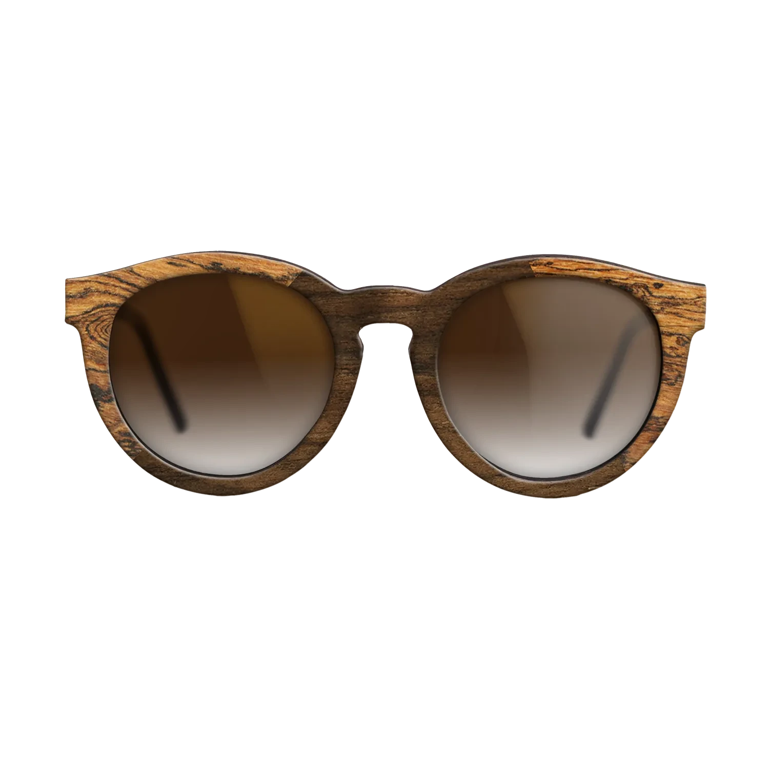 Ziricote Dark Quartered,Bocote: Angle Cut - The Rebel - Round - 842 - SIRIS wood optic