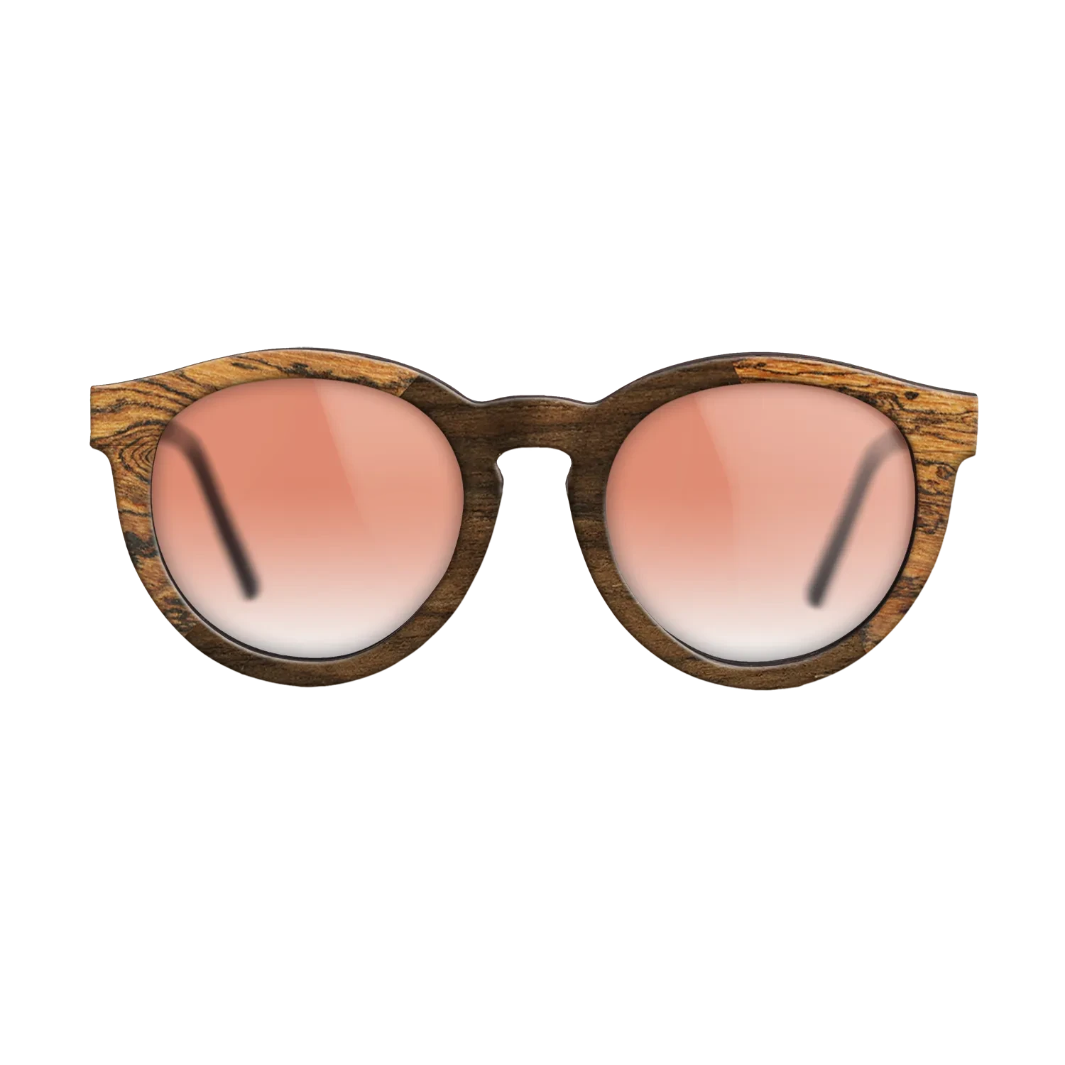Ziricote Dark Quartered,Bocote: Angle Cut - The Rebel - Round - 842 - SIRIS wood optic
