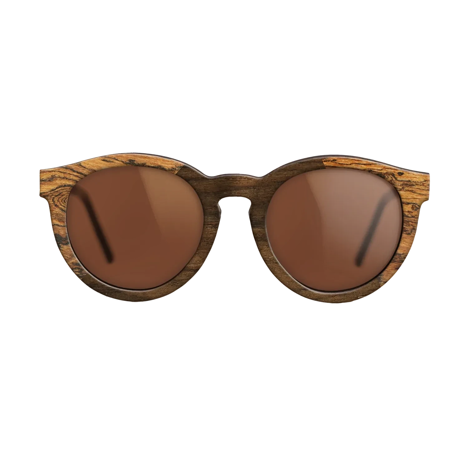 Ziricote Dark Quartered,Bocote: Angle Cut - The Rebel - Round - 842 - SIRIS wood optic