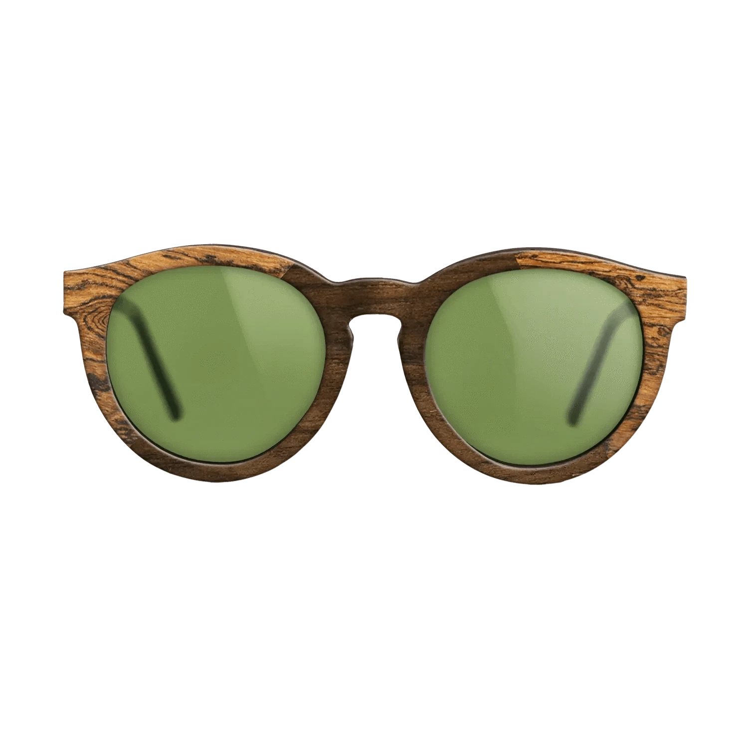 Ziricote Dark Quartered,Bocote: Angle Cut - The Rebel - Round - 842 - SIRIS wood optic