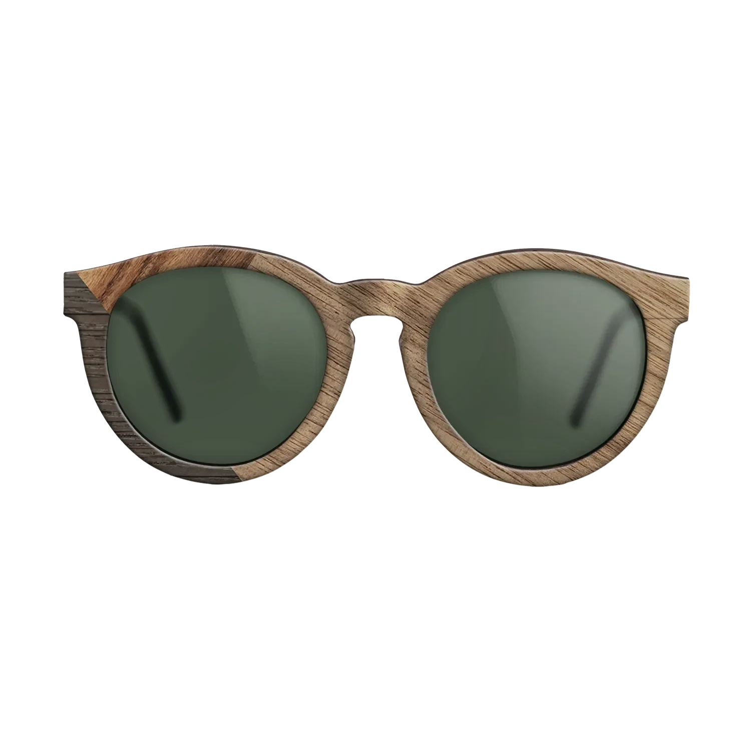 Walnut: Straight Grain,Fumed Oak,Santos Rosewood Dark: Weave - The Rebel - Round - 1057 - SIRIS wood optic