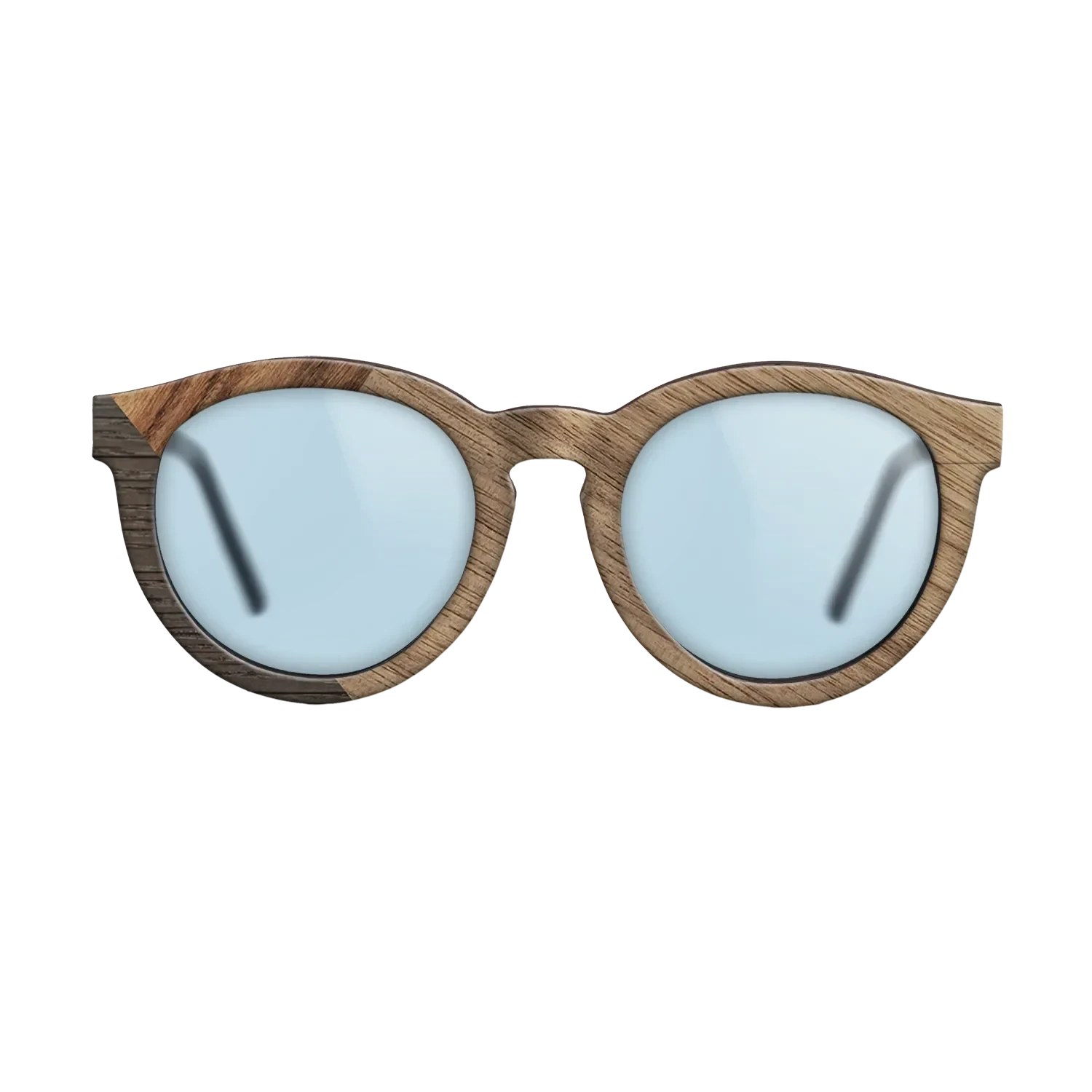 Walnut: Straight Grain,Fumed Oak,Santos Rosewood Dark: Weave - The Rebel - Round - 1057 - SIRIS wood optic
