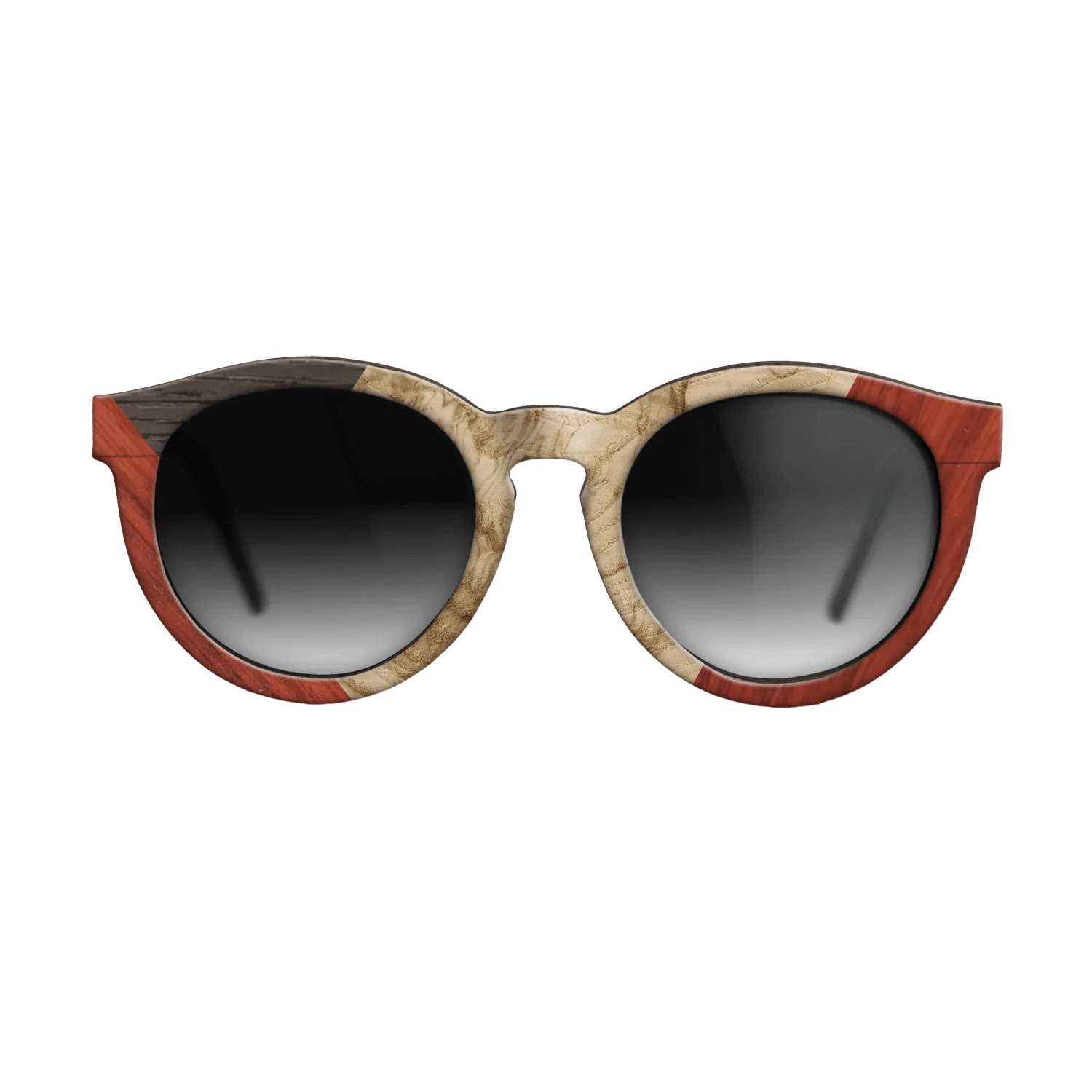 Olive Burl,Fumed Oak,Poplar Dyed: Red: Weave - The Rebel - Round - 976 - SIRIS wood optic