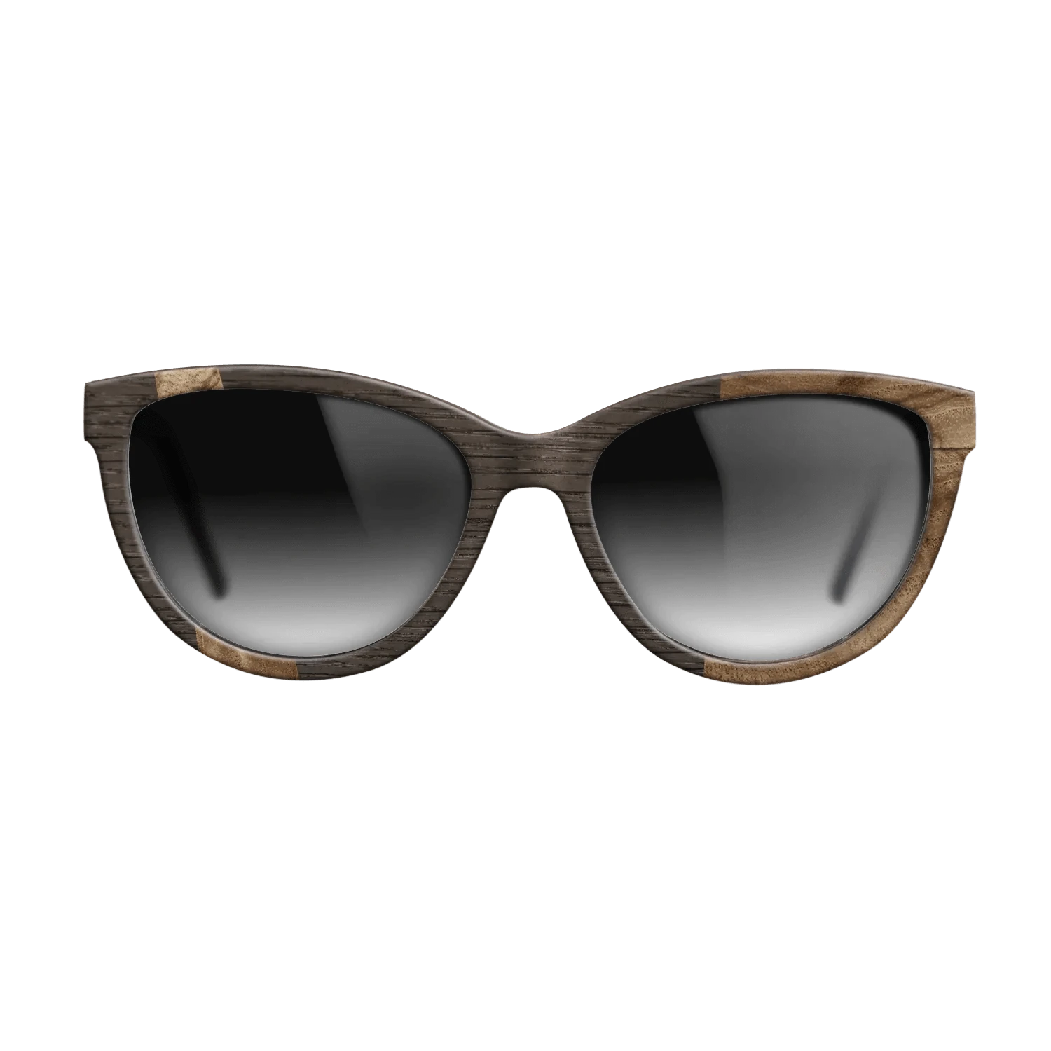 Olive Burl,Fumed Oak: Wedge - The Maiden - Cat - 1967 - SIRIS wood optic