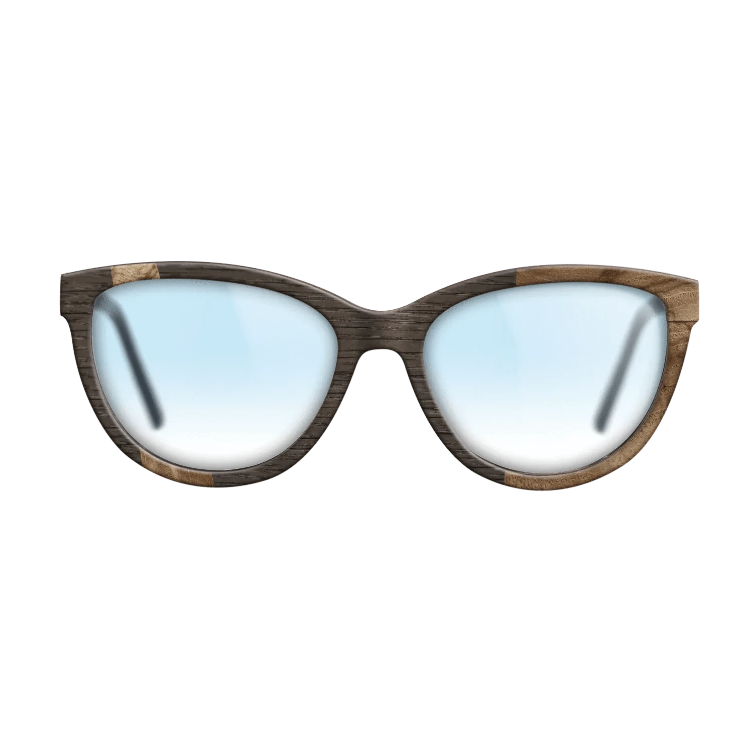 Olive Burl,Fumed Oak: Wedge - The Maiden - Cat - 1967 - SIRIS wood optic