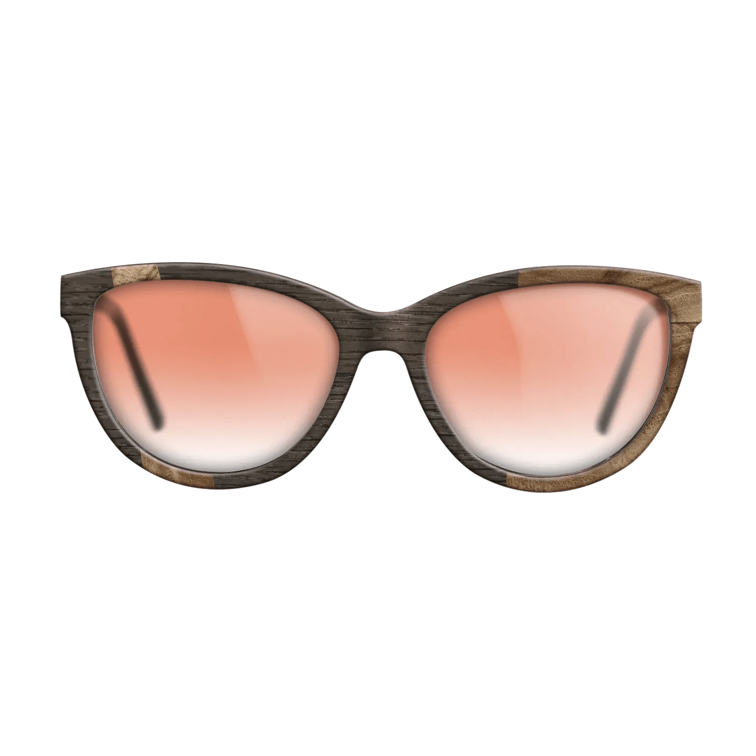 Olive Burl,Fumed Oak: Wedge - The Maiden - Cat - 1967 - SIRIS wood optic