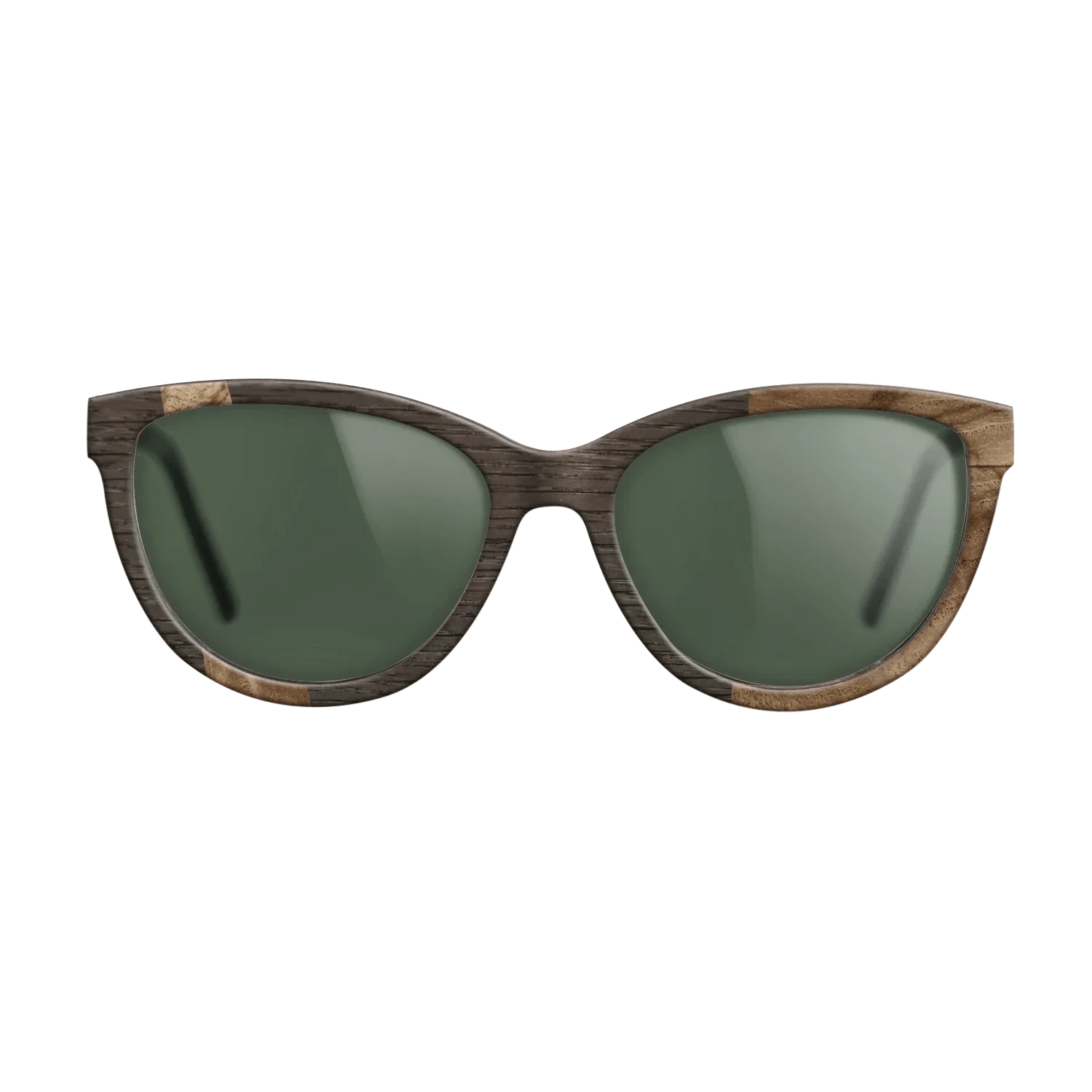 Olive Burl,Fumed Oak: Wedge - The Maiden - Cat - 1967 - SIRIS wood optic