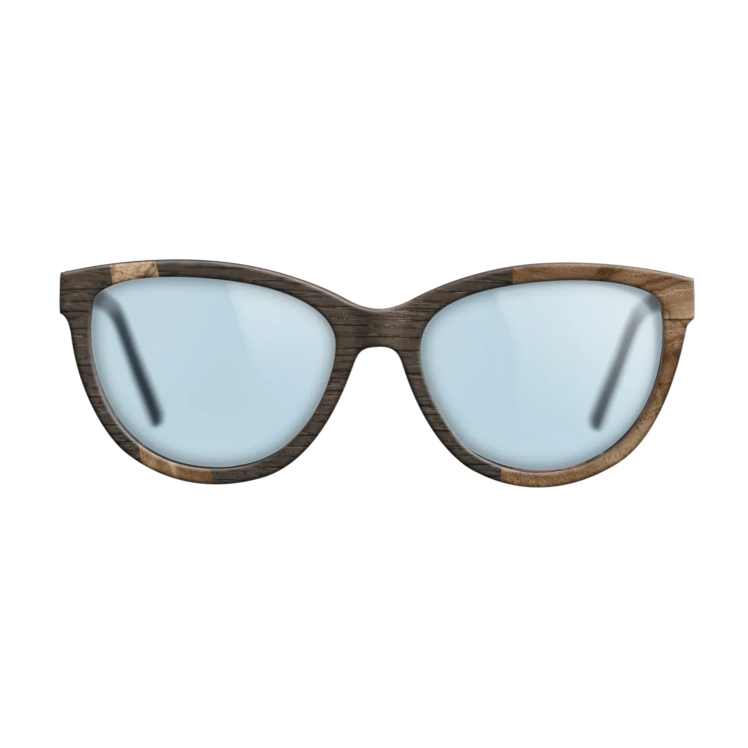 Olive Burl,Fumed Oak: Wedge - The Maiden - Cat - 1967 - SIRIS wood optic
