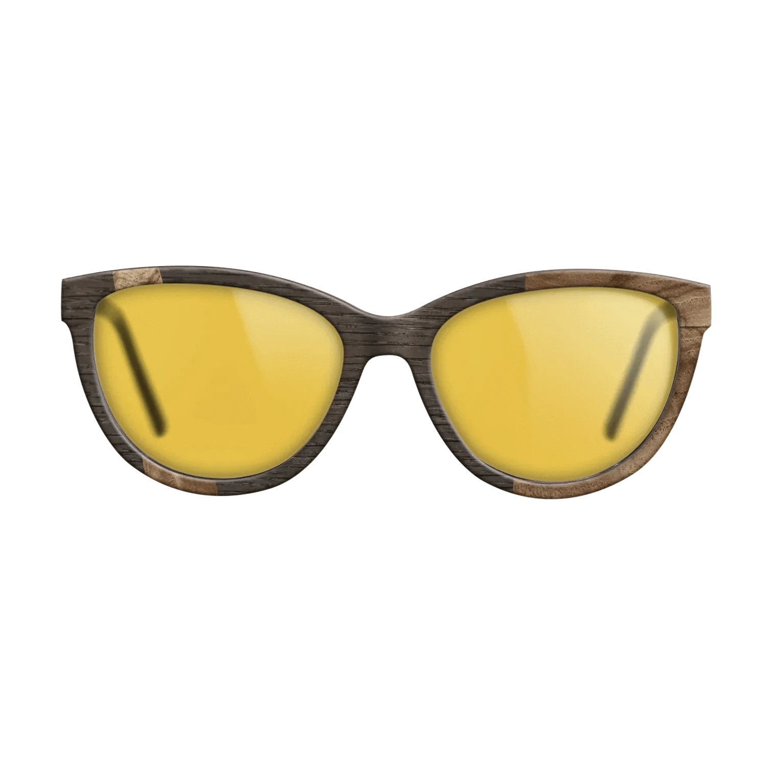 Olive Burl,Fumed Oak: Wedge - The Maiden - Cat - 1967 - SIRIS wood optic
