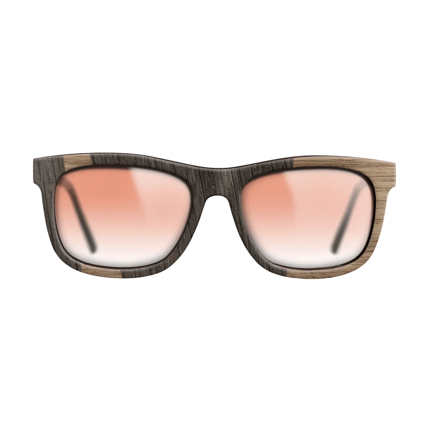 Walnut: Straight Grain,Fumed Oak: Wedge - The Hero - Square - 1951 - SIRIS wood optic
