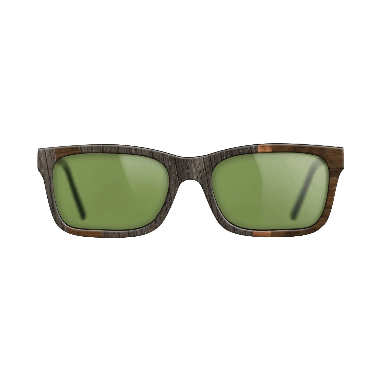 Ziricote Dark Quartered,Koa,Fumed Oak: Wedge - The Sage - Rectangle - 904 - SIRIS wood optic