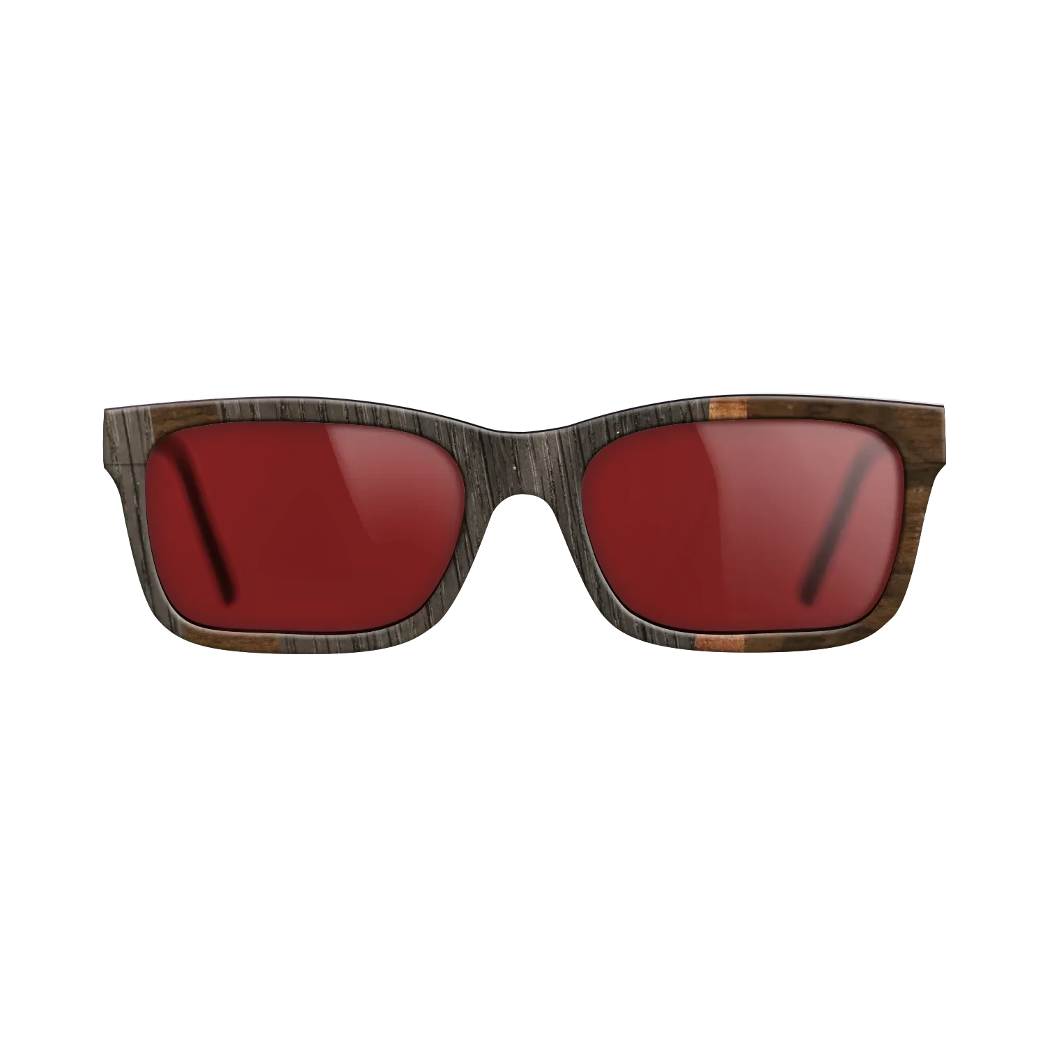 Ziricote Dark Quartered,Koa,Fumed Oak: Wedge - The Sage - Rectangle - 904 - SIRIS wood optic
