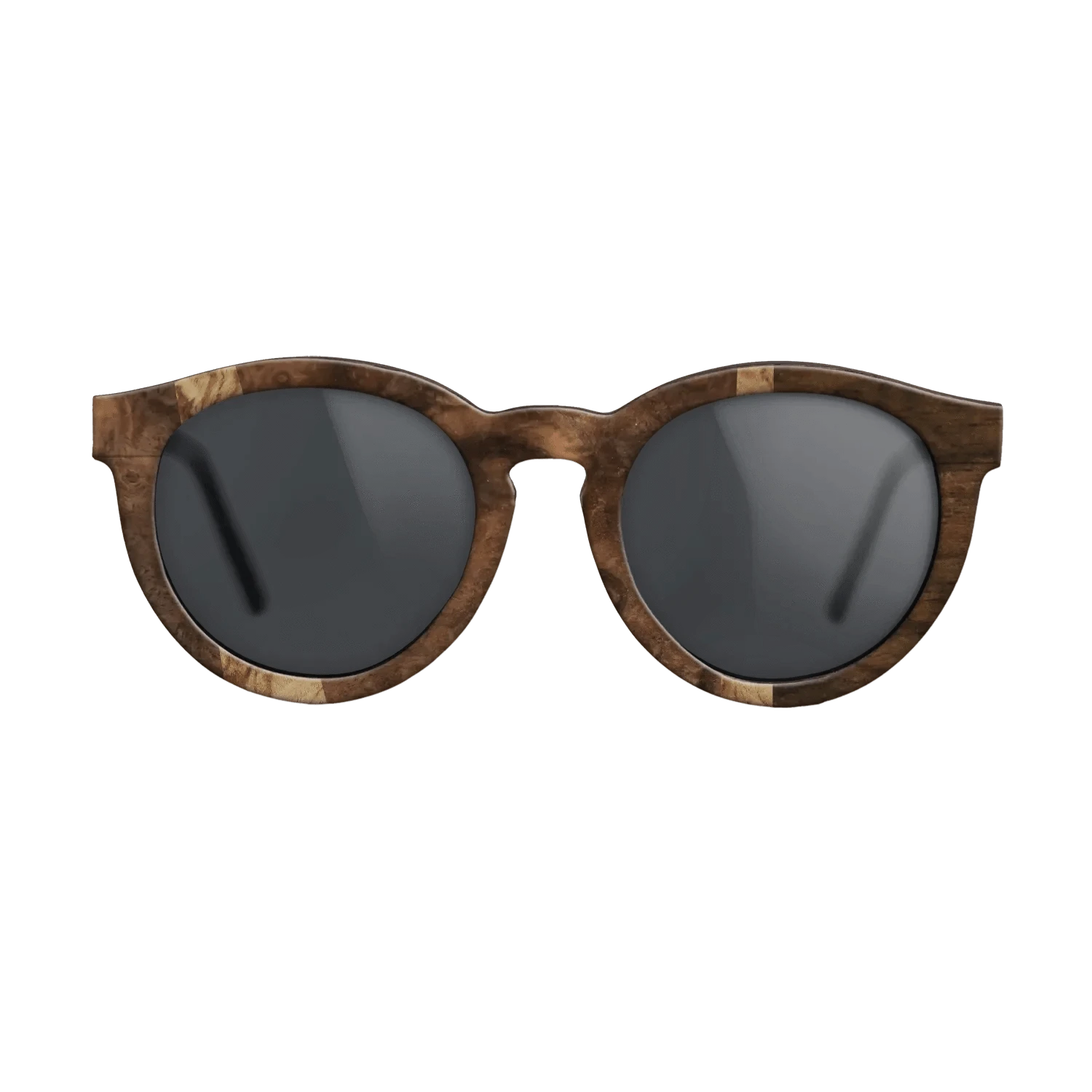 Ziricote Dark Quartered,Walnut Burl,Olive Burl: Wedge - The Rebel - Round - 1255 - SIRIS wood optic