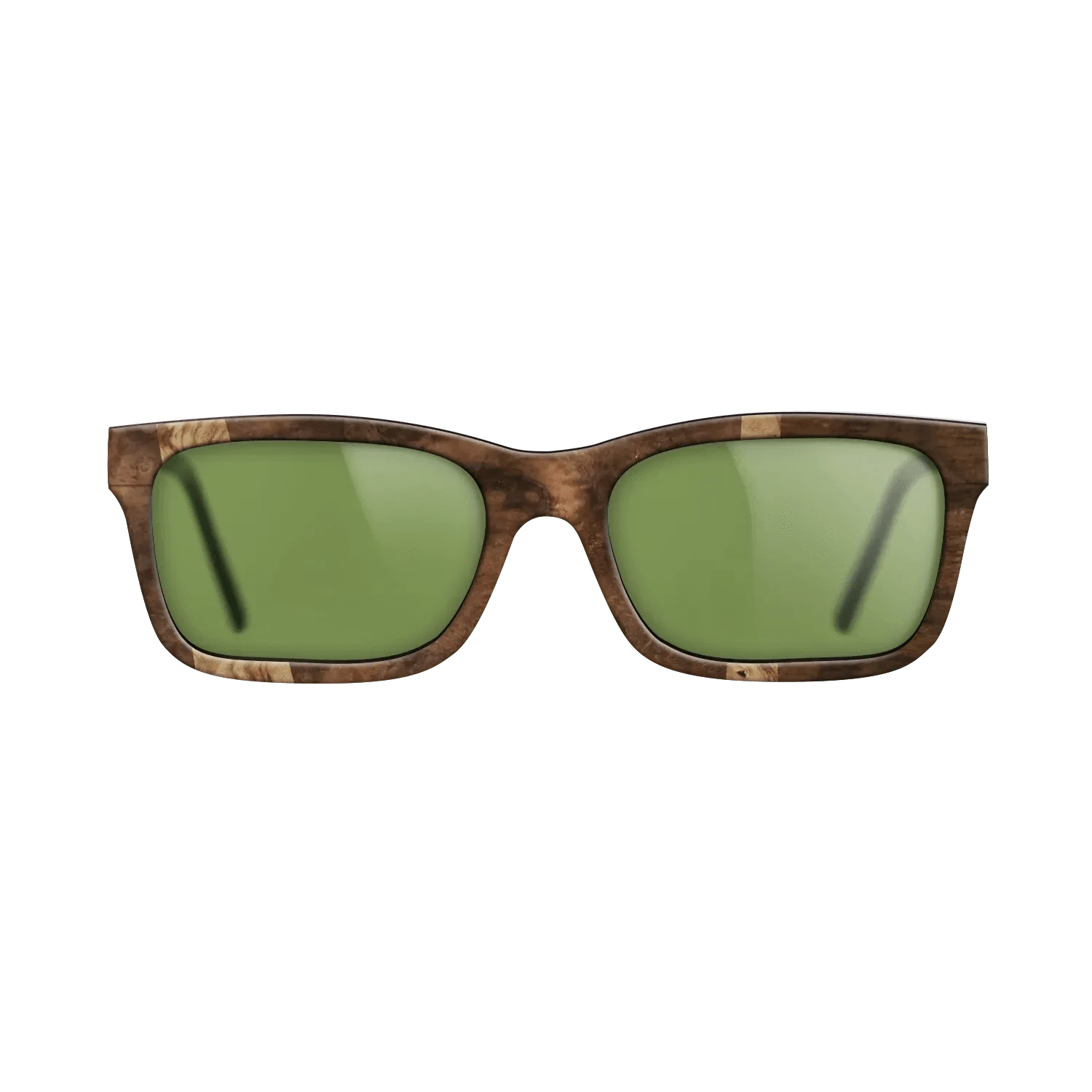 Ziricote Dark Quartered,Walnut Burl,Olive Burl: Wedge - The Sage - Rectangle - 1255 - SIRIS wood optic