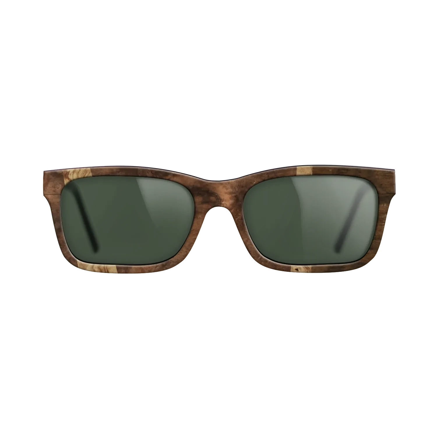 Ziricote Dark Quartered,Walnut Burl,Olive Burl: Wedge - The Sage - Rectangle - 1255 - SIRIS wood optic