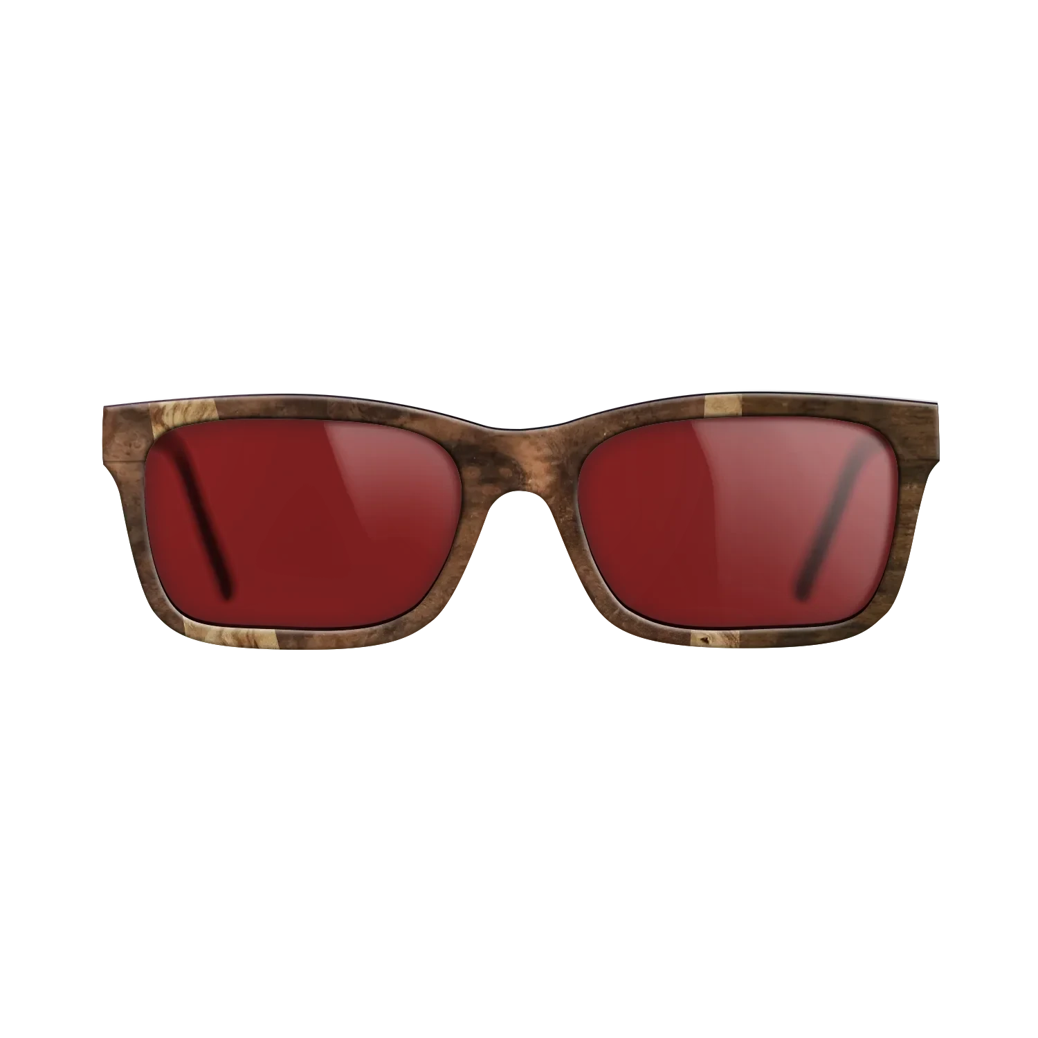 Ziricote Dark Quartered,Walnut Burl,Olive Burl: Wedge - The Sage - Rectangle - 1255 - SIRIS wood optic