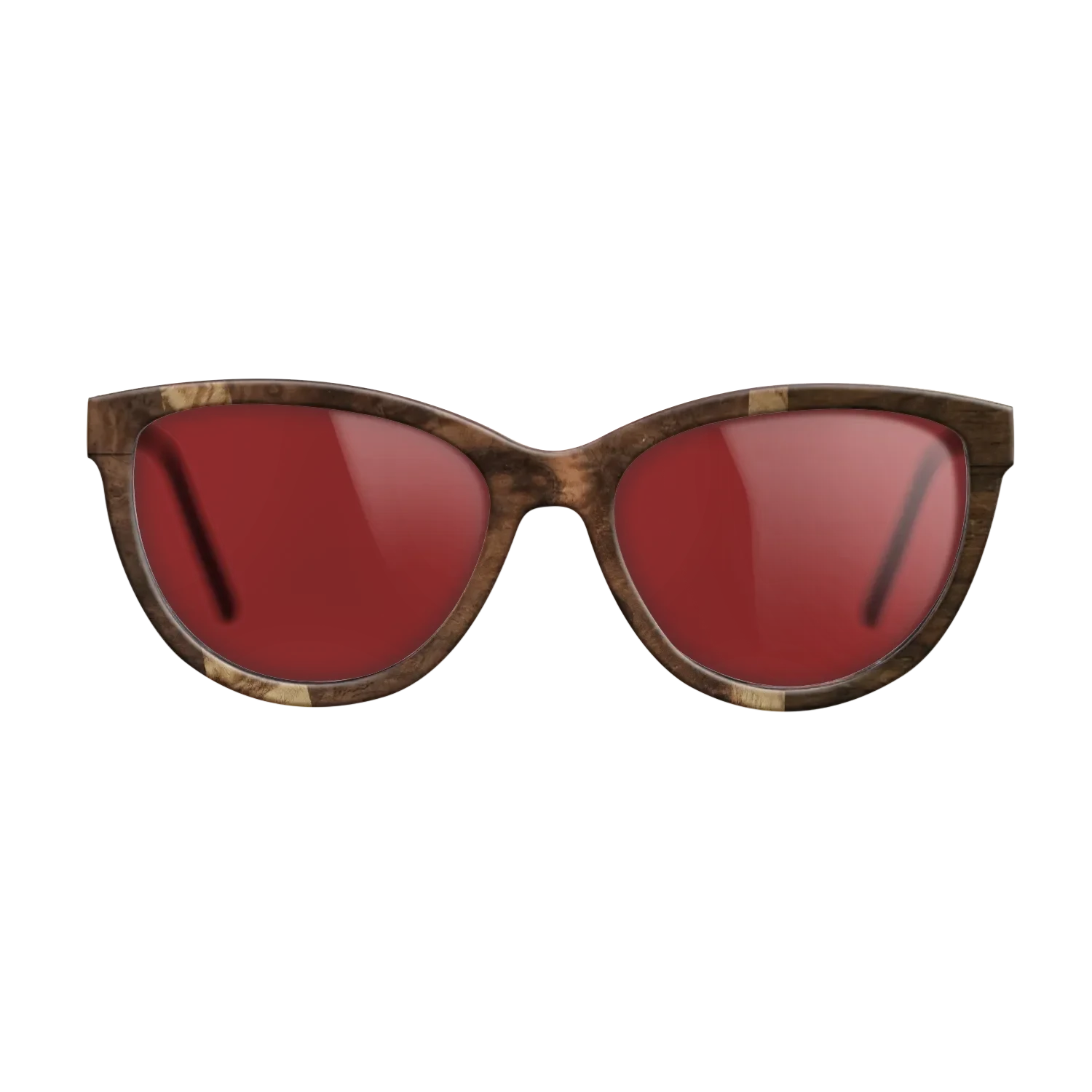 Ziricote Dark Quartered,Walnut Burl,Olive Burl: Wedge - The Maiden - Cat - 1255 - SIRIS wood optic