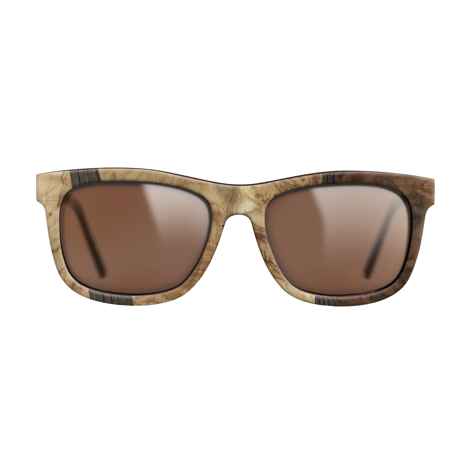 Walnut Burl,Olive Burl,Fumed Oak: Wedge - The Hero - Square - 1008 - SIRIS wood optic