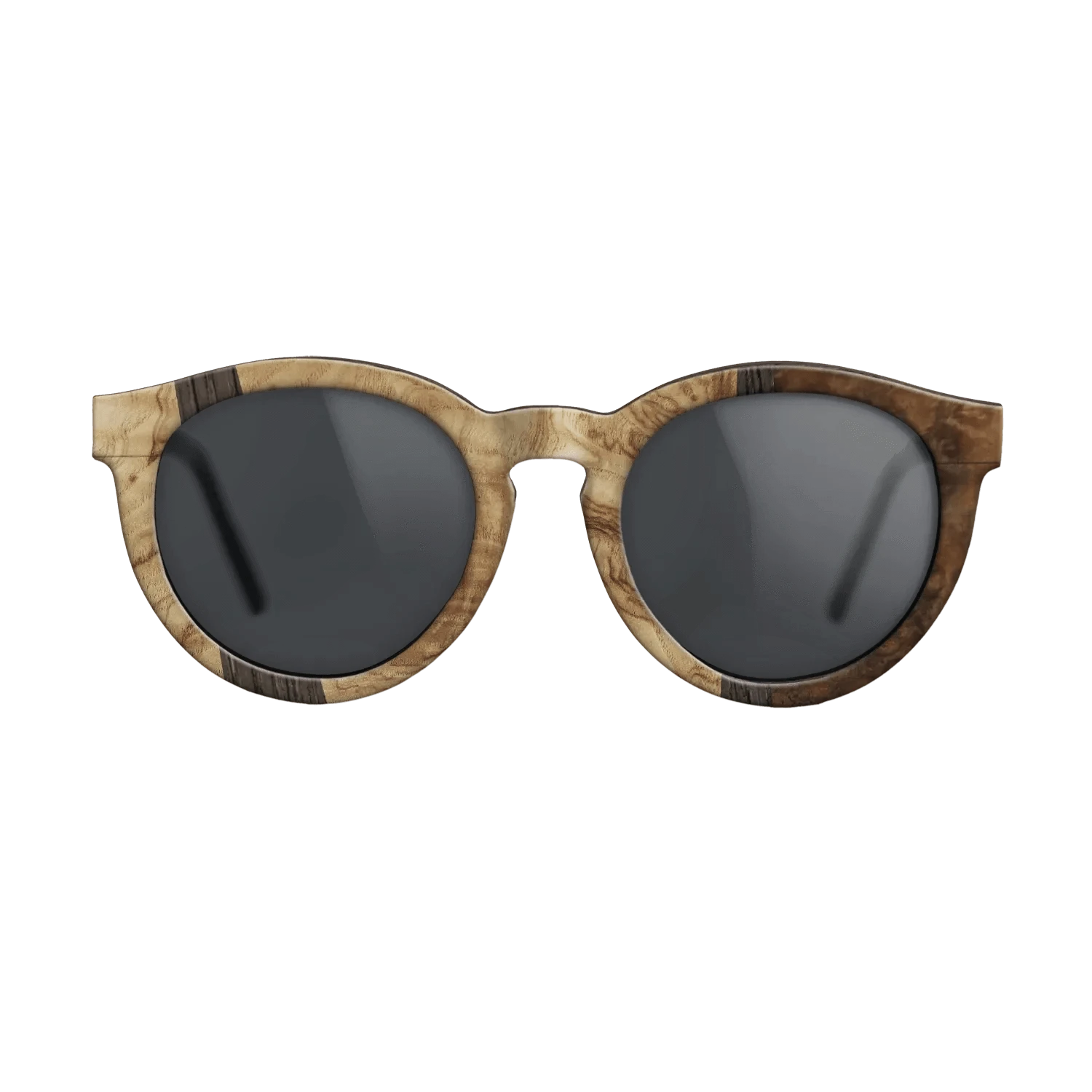 Walnut Burl,Olive Burl,Fumed Oak: Wedge - The Rebel - Round - 1008 - SIRIS wood optic