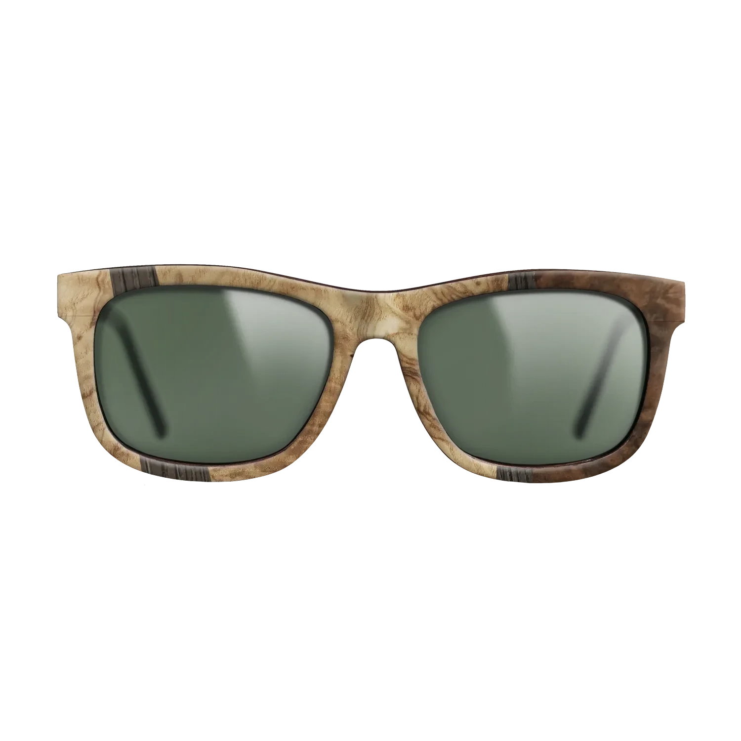 Walnut Burl,Olive Burl,Fumed Oak: Wedge - The Hero - Square - 1008 - SIRIS wood optic