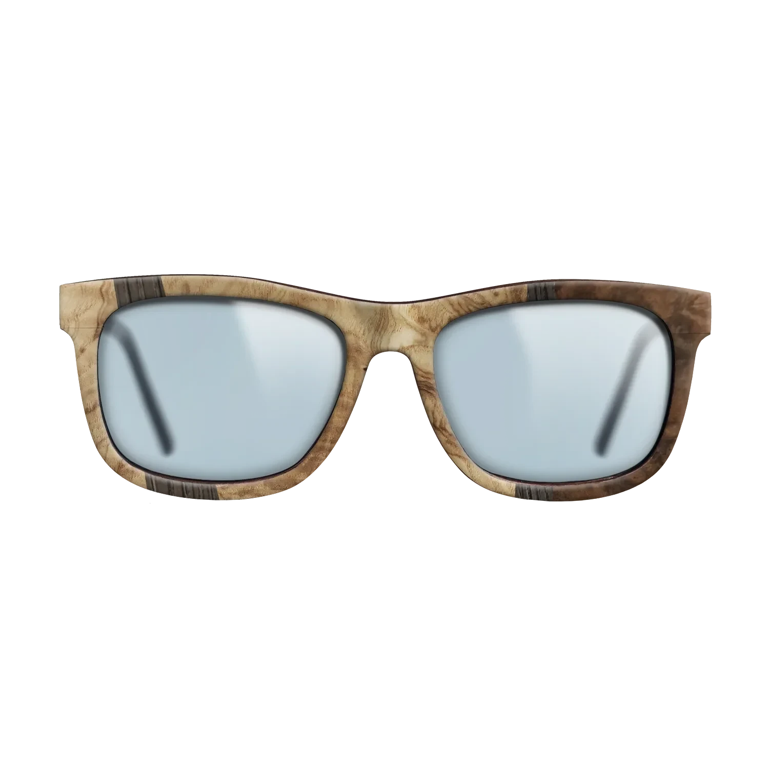 Walnut Burl,Olive Burl,Fumed Oak: Wedge - The Hero - Square - 1008 - SIRIS wood optic
