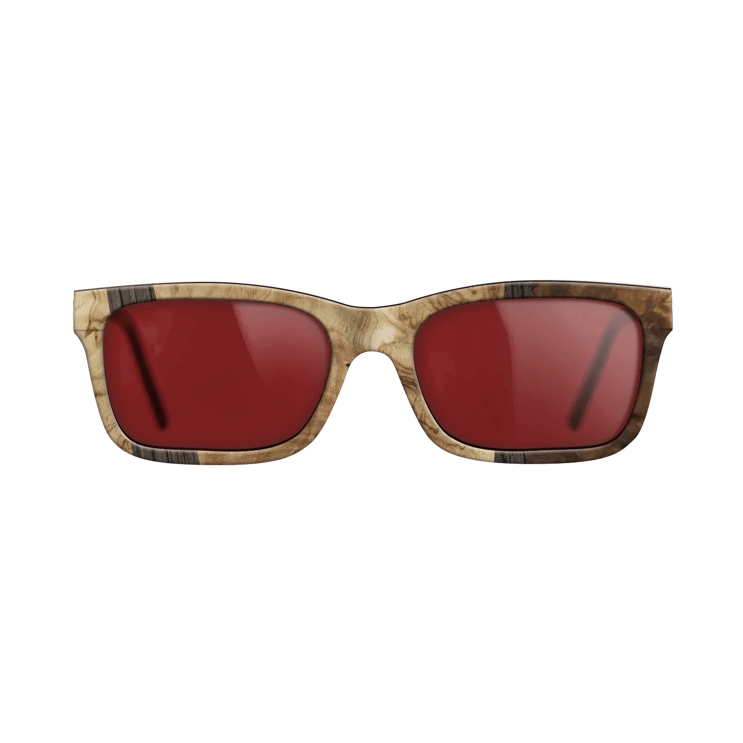 Walnut Burl,Olive Burl,Fumed Oak: Wedge - The Sage - Rectangle - 1008 - SIRIS wood optic
