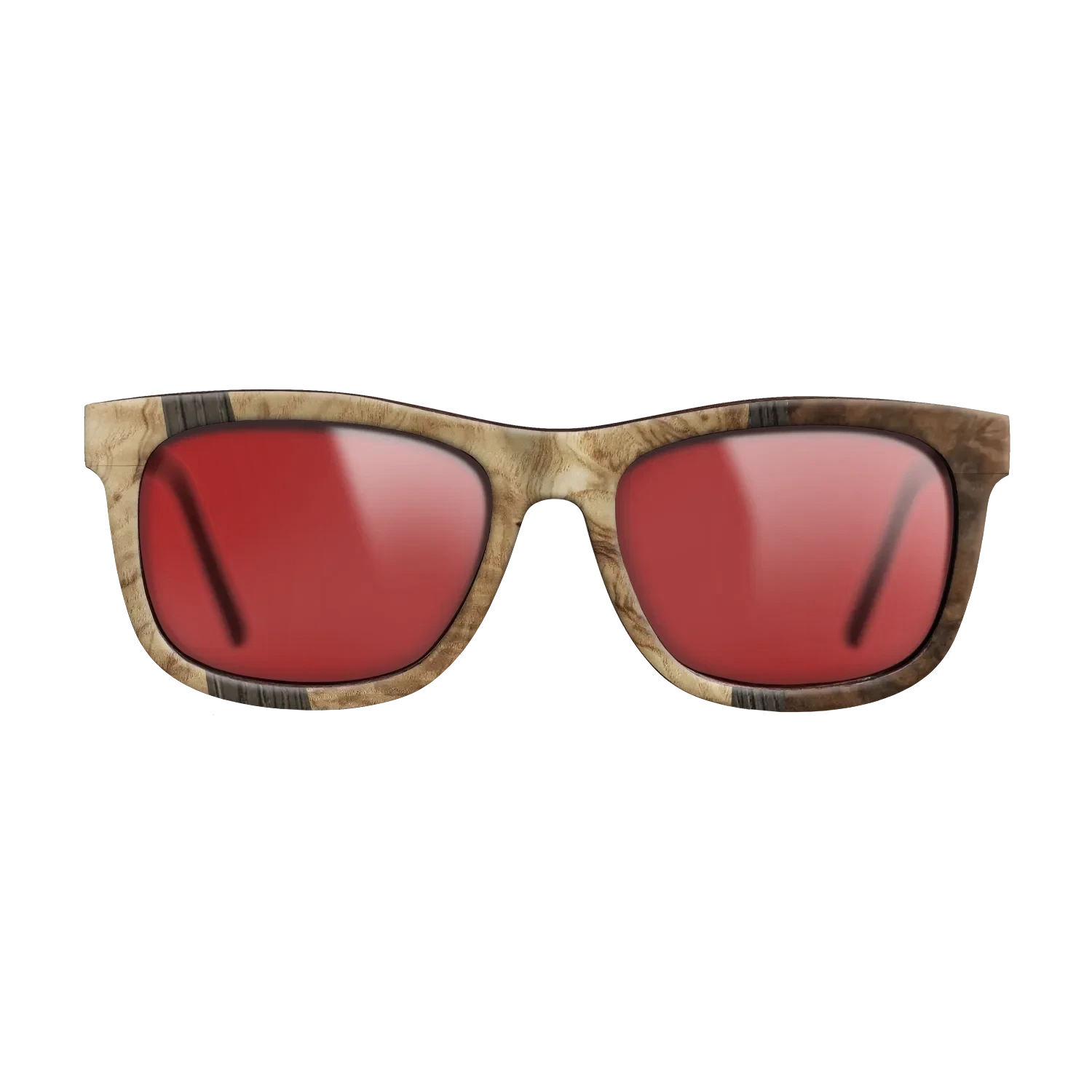 Walnut Burl,Olive Burl,Fumed Oak: Wedge - The Hero - Square - 1008 - SIRIS wood optic