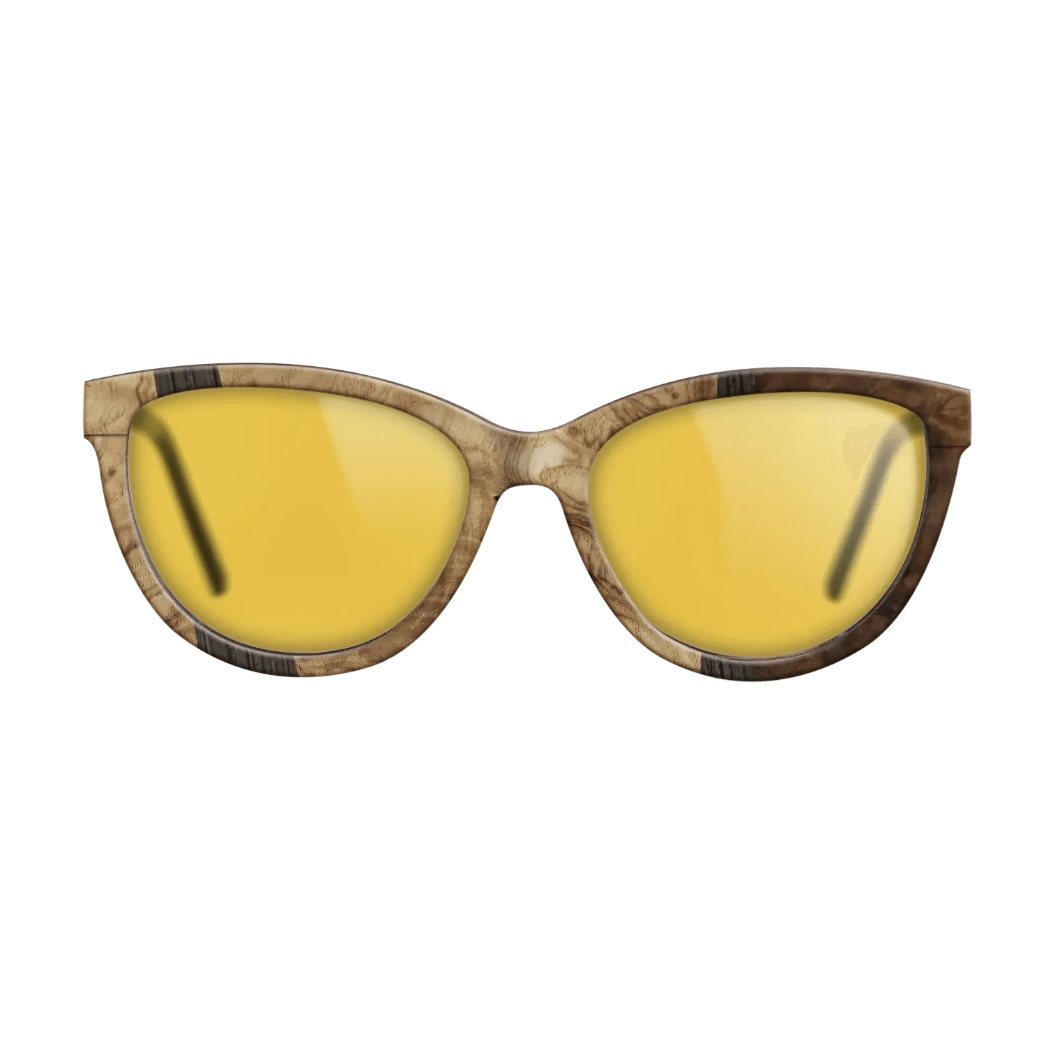 Walnut Burl,Olive Burl,Fumed Oak: Wedge - The Maiden - Cat - 1008 - SIRIS wood optic