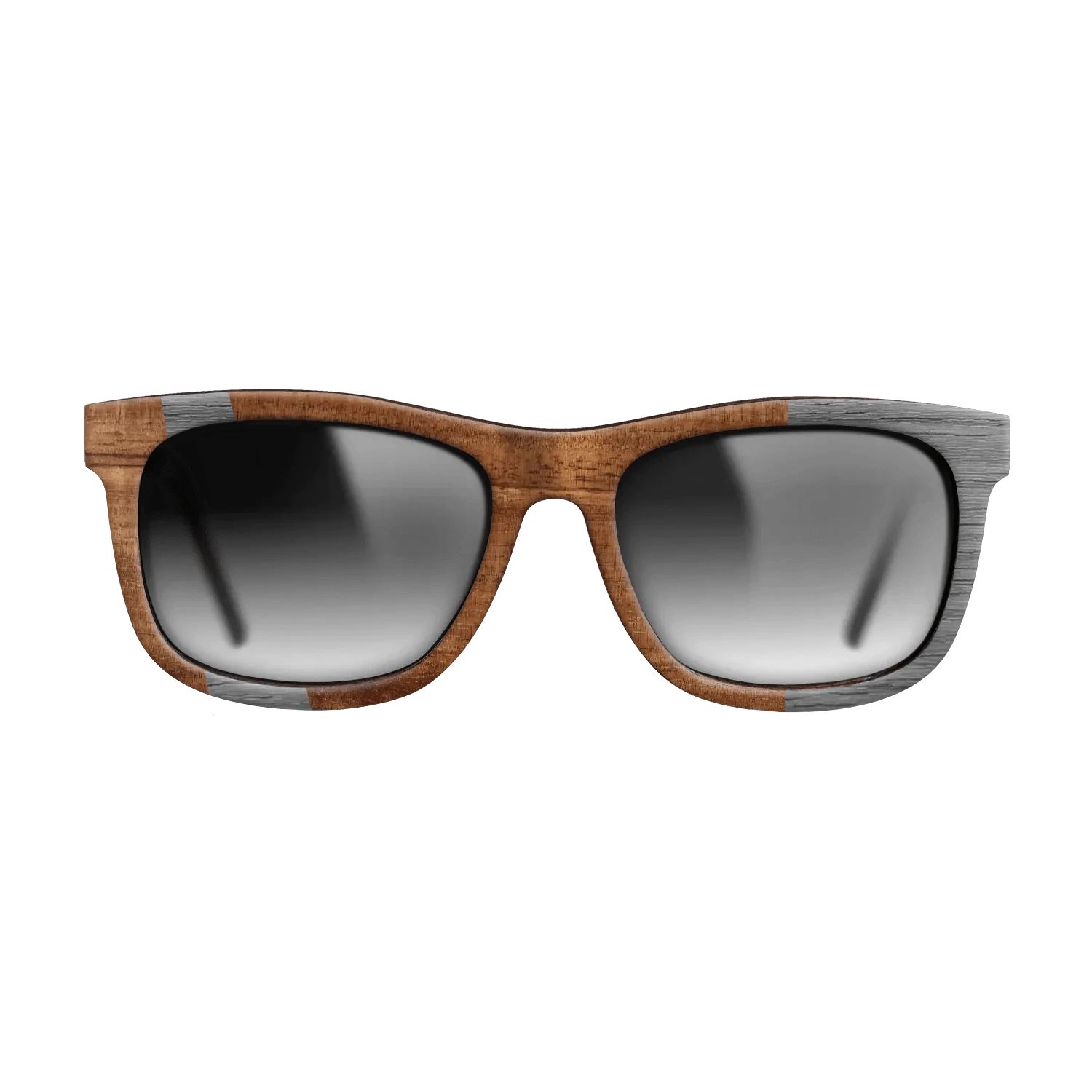 Koa,Poplar Dyed: Grey: Wedge - The Hero - Square - 1000 - SIRIS wood optic