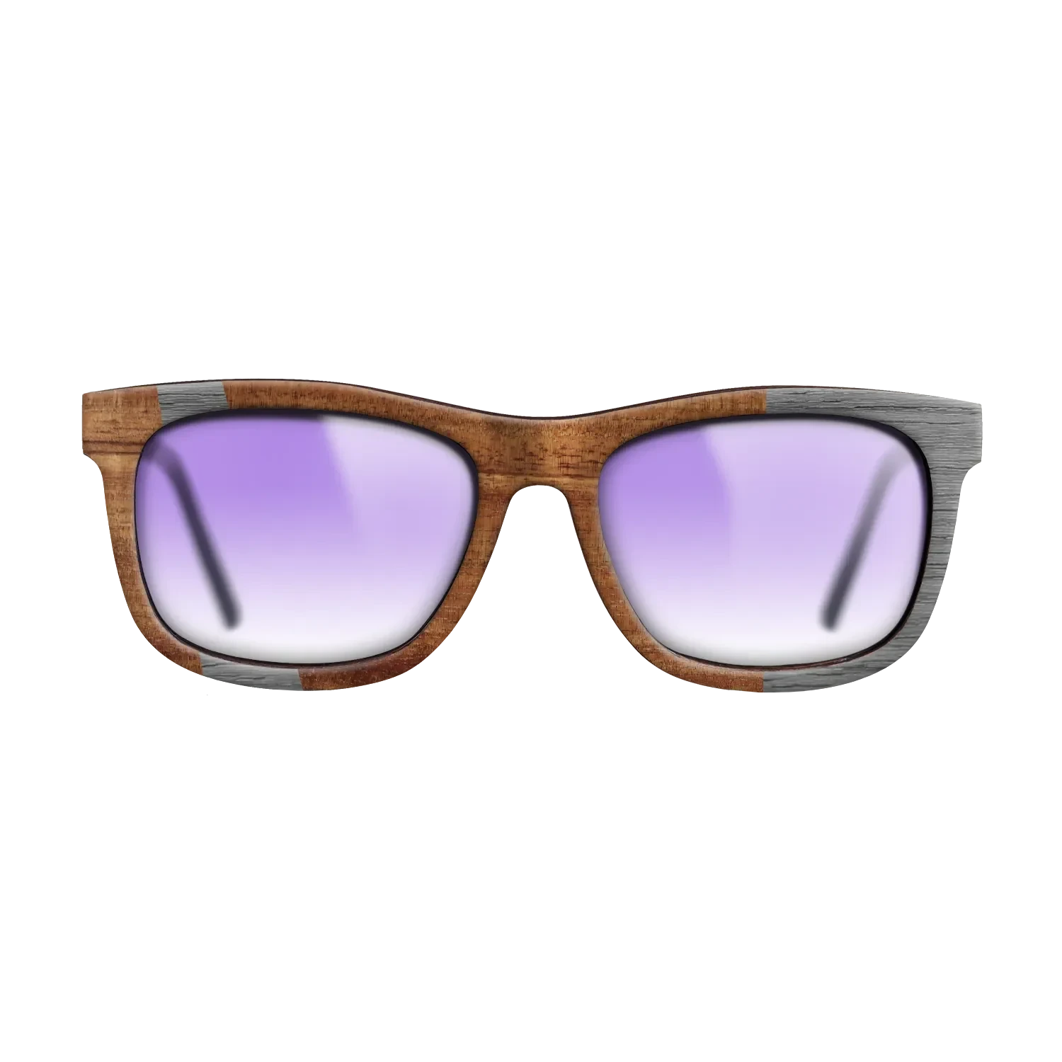 Koa,Poplar Dyed: Grey: Wedge - The Hero - Square - 1000 - SIRIS wood optic