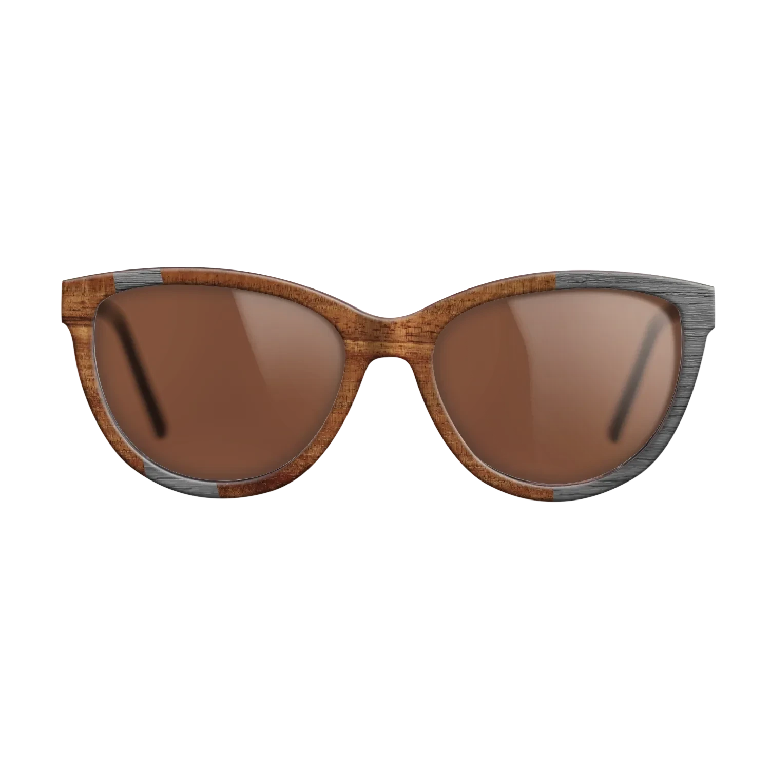 Koa,Poplar Dyed: Grey: Wedge - The Maiden - Cat - 1000 - SIRIS wood optic