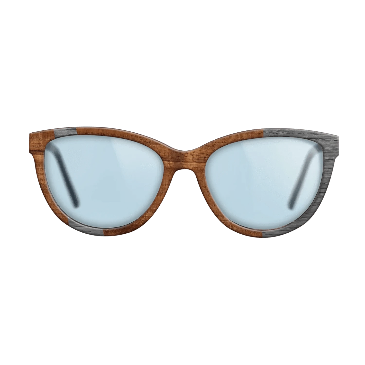 Koa,Poplar Dyed: Grey: Wedge - The Maiden - Cat - 1000 - SIRIS wood optic