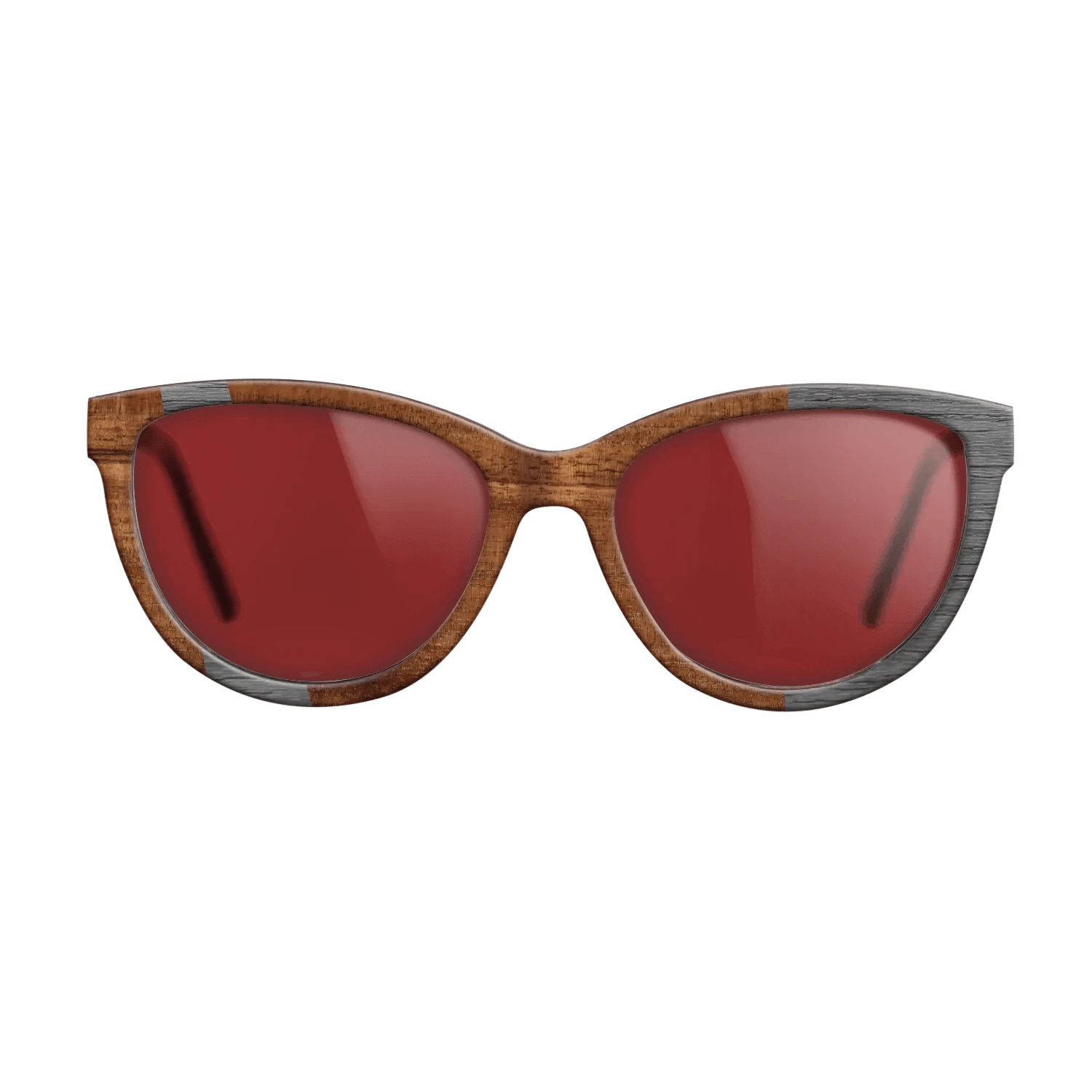 Koa,Poplar Dyed: Grey: Wedge - The Maiden - Cat - 1000 - SIRIS wood optic