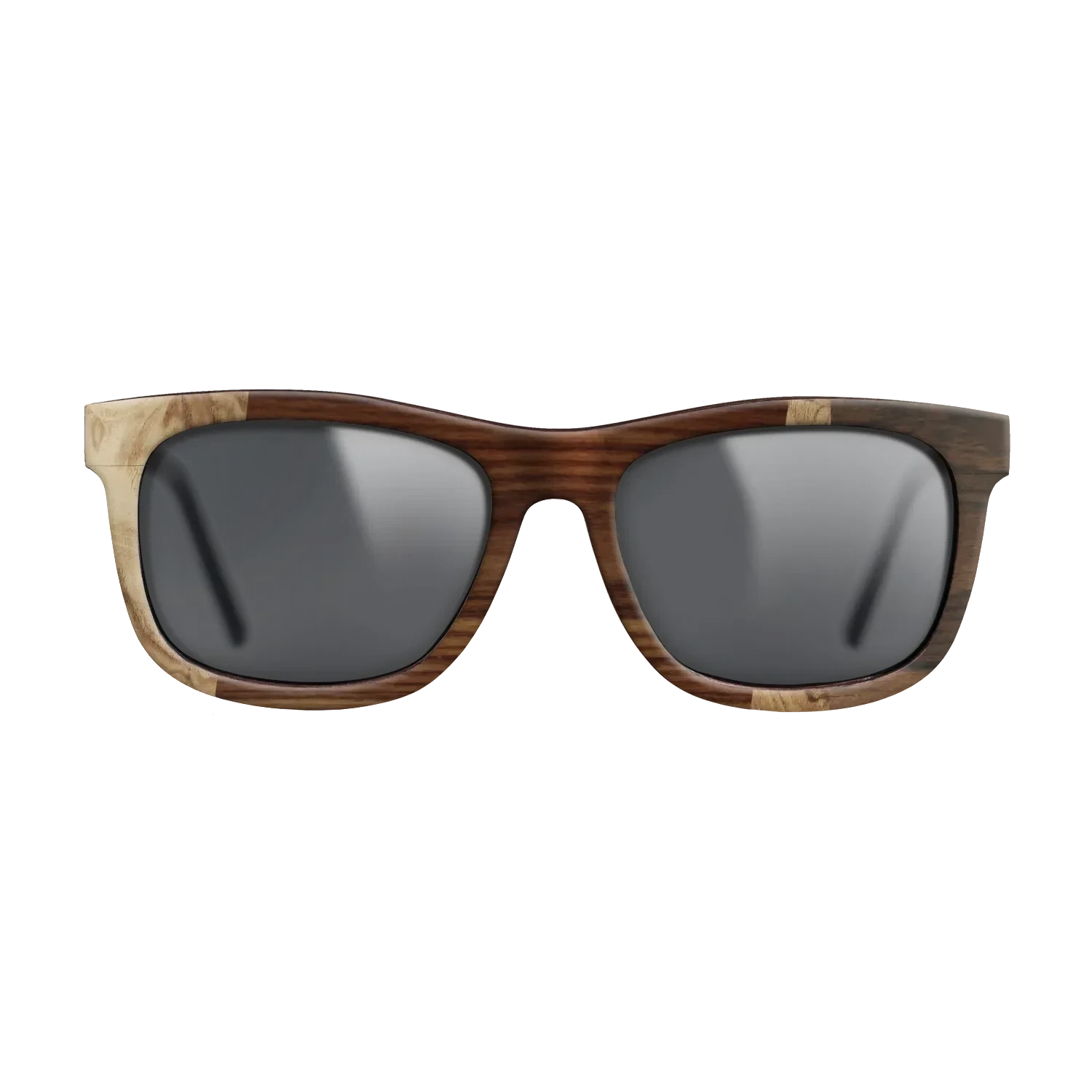 Santos Rosewood Dark,Walnut Burl,Ziricote Dark Quartered: Wedge - The Hero - Square - 1972 - SIRIS wood optic