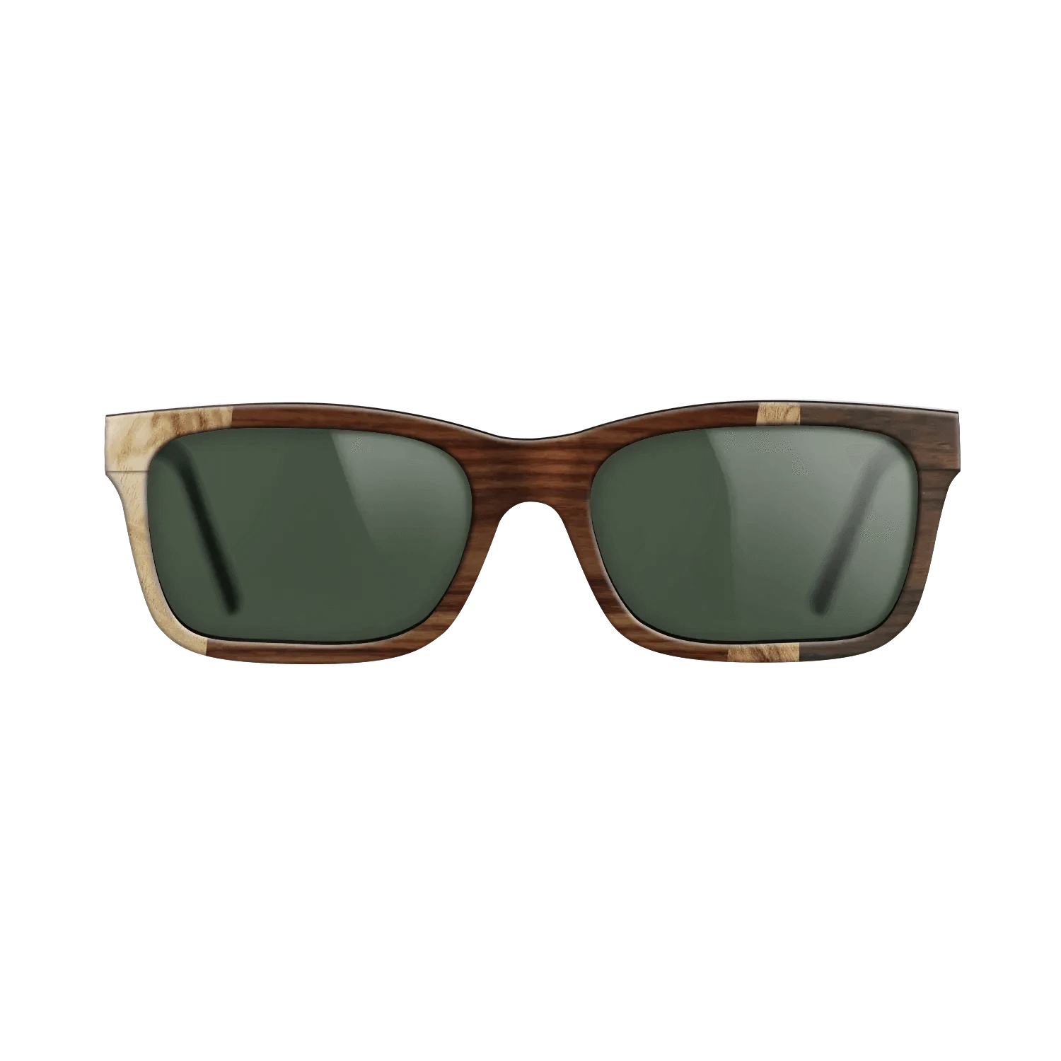 Santos Rosewood Dark,Walnut Burl,Ziricote Dark Quartered: Wedge - The Sage - Rectangle - 1972 - SIRIS wood optic