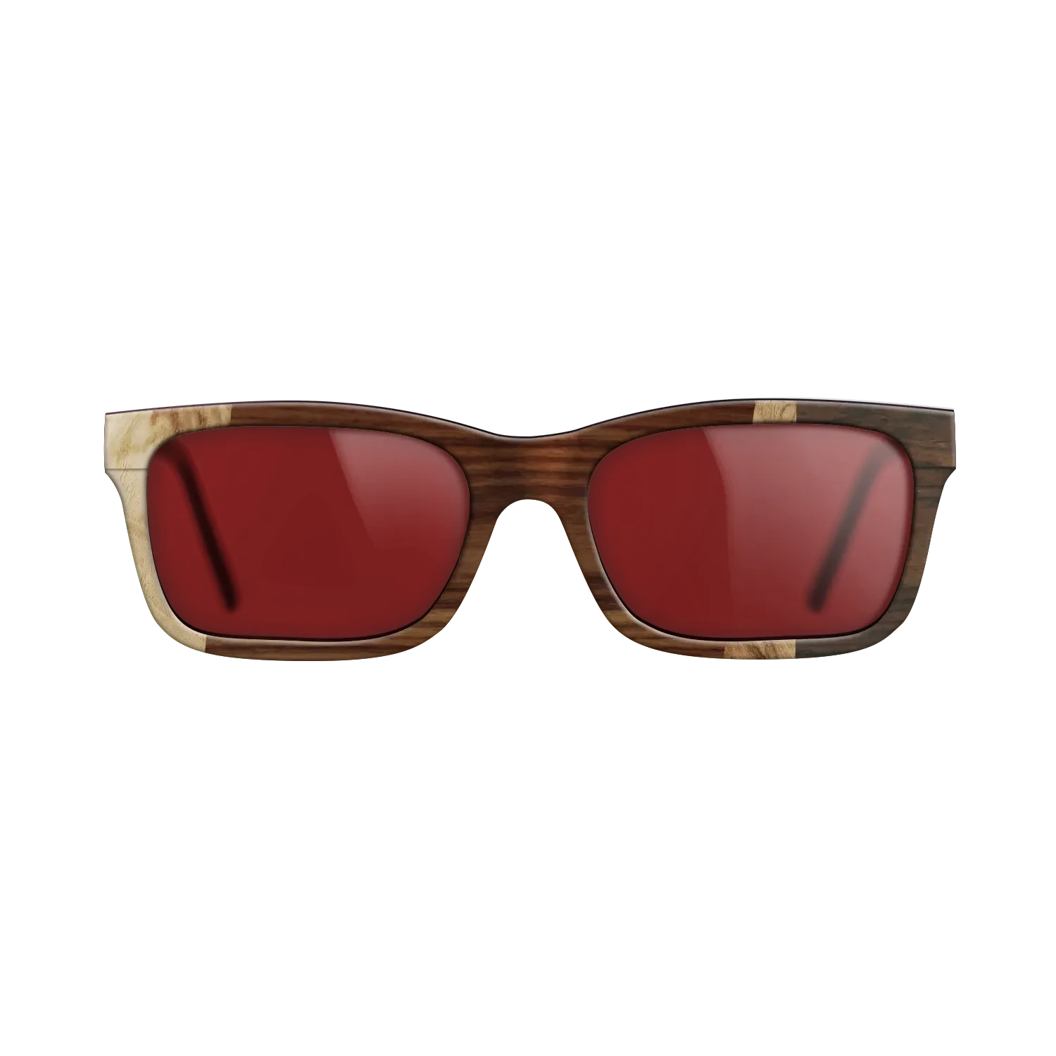 Santos Rosewood Dark,Walnut Burl,Ziricote Dark Quartered: Wedge - The Sage - Rectangle - 1972 - SIRIS wood optic