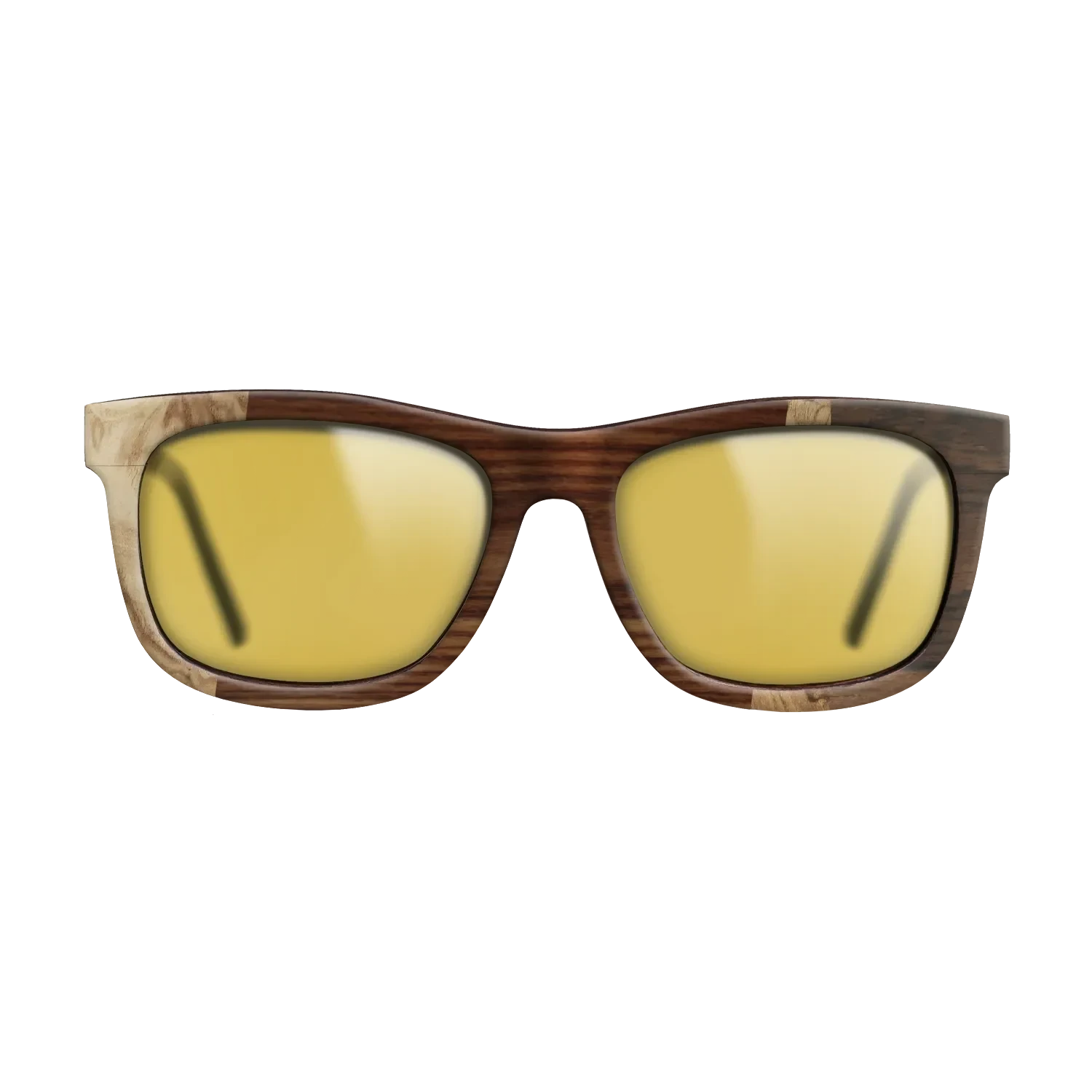 Santos Rosewood Dark,Walnut Burl,Ziricote Dark Quartered: Wedge - The Hero - Square - 1972 - SIRIS wood optic
