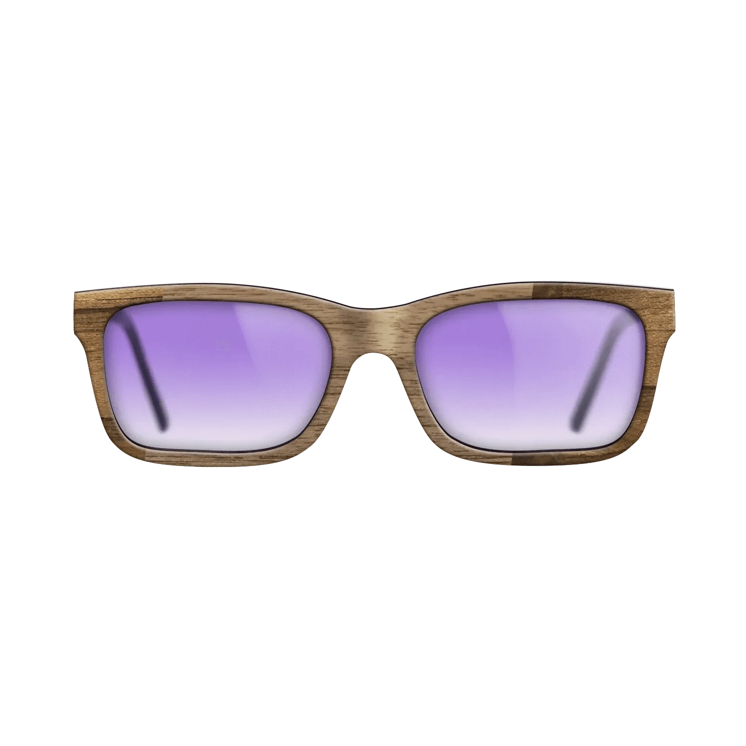 Walnut: Straight Grain,Ziricote Light Quartered,Walnut Burl: Wedge - The Sage - Rectangle - 817 - SIRIS wood optic