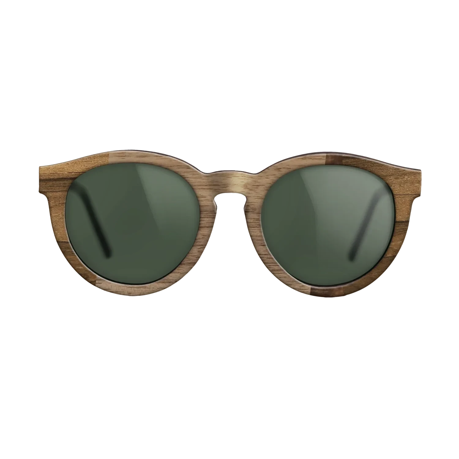 Walnut: Straight Grain,Ziricote Light Quartered,Walnut Burl: Wedge - The Rebel - Round - 817 - SIRIS wood optic