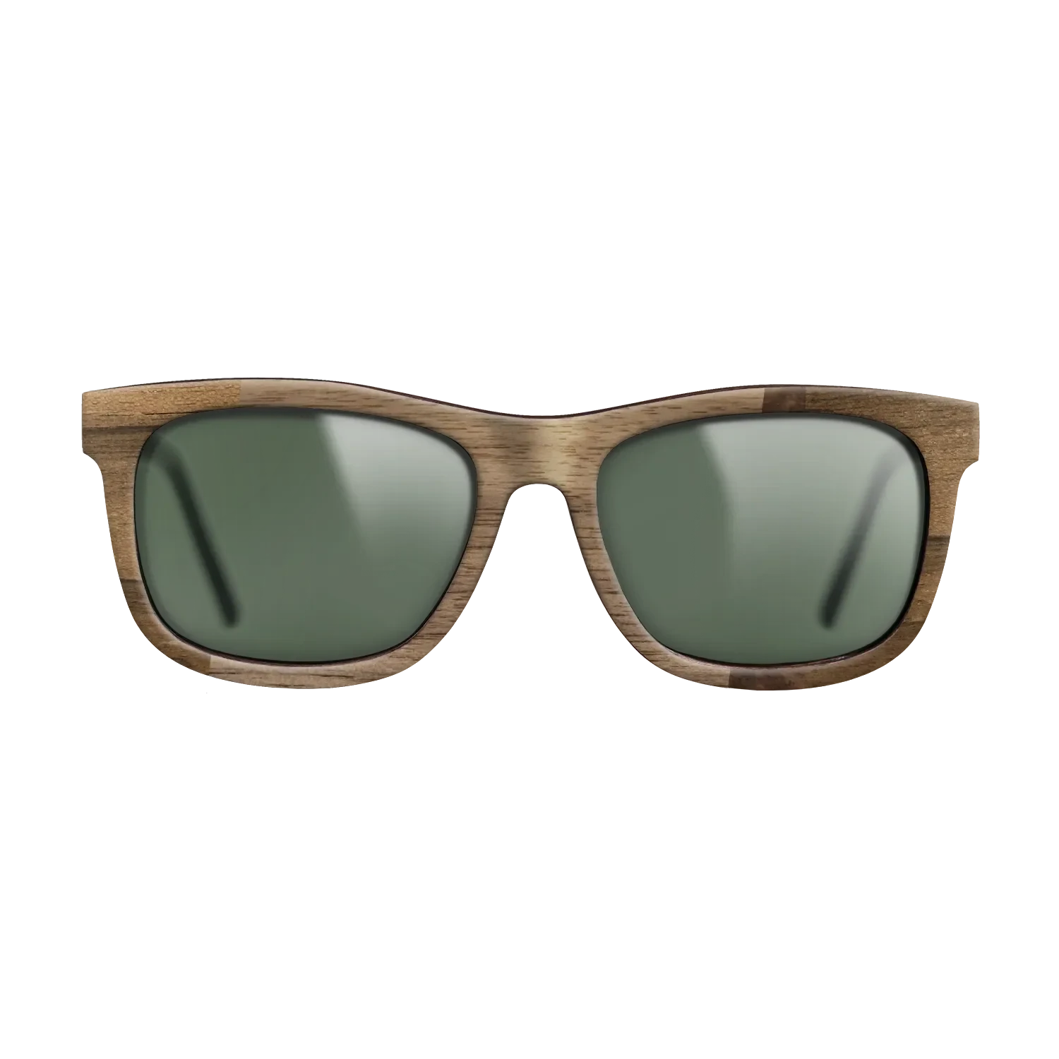 Walnut: Straight Grain,Ziricote Light Quartered,Walnut Burl: Wedge - The Hero - Square - 817 - SIRIS wood optic